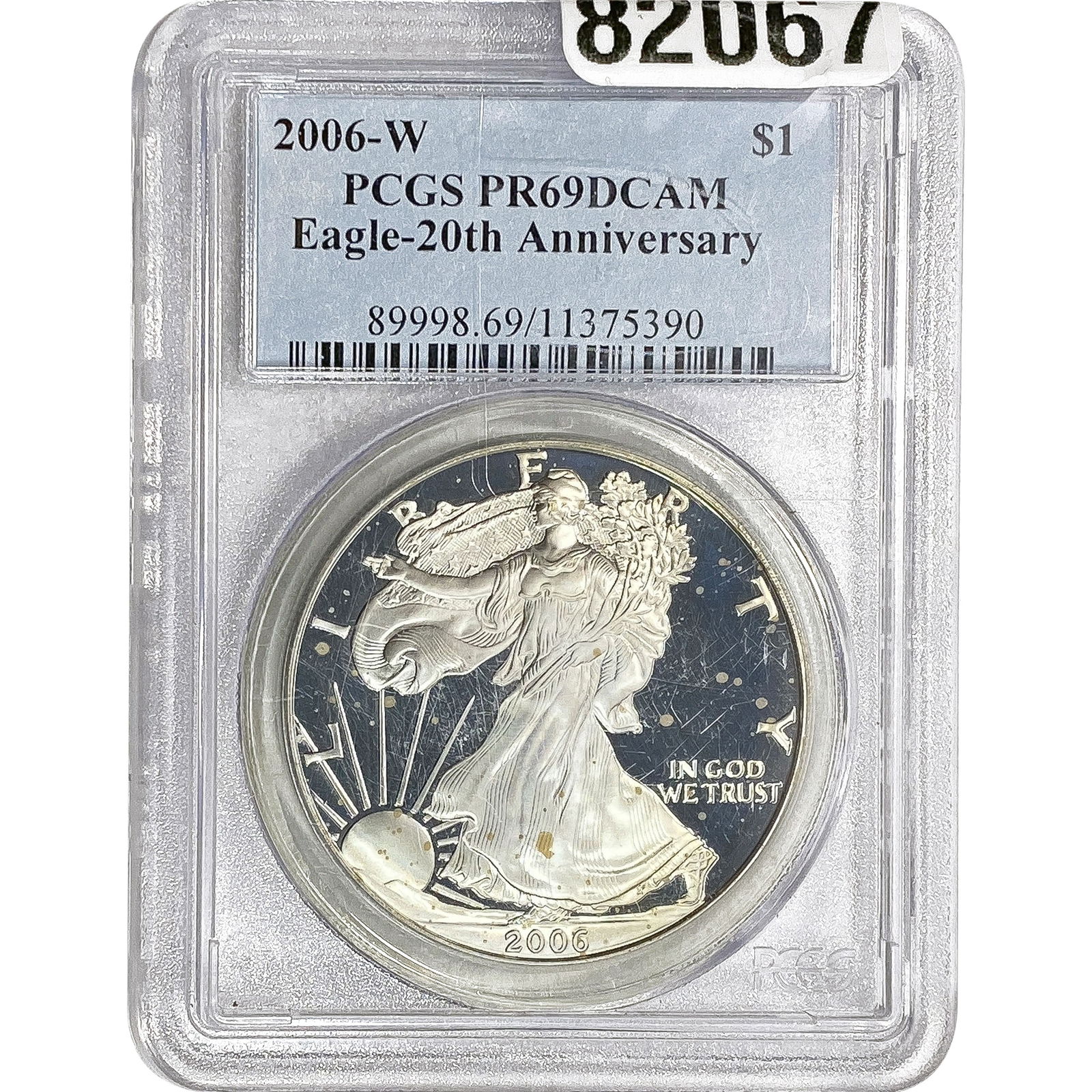 2006-W DCAM PCGS PR69 $1 Silver 1oz SE (1 of 2)