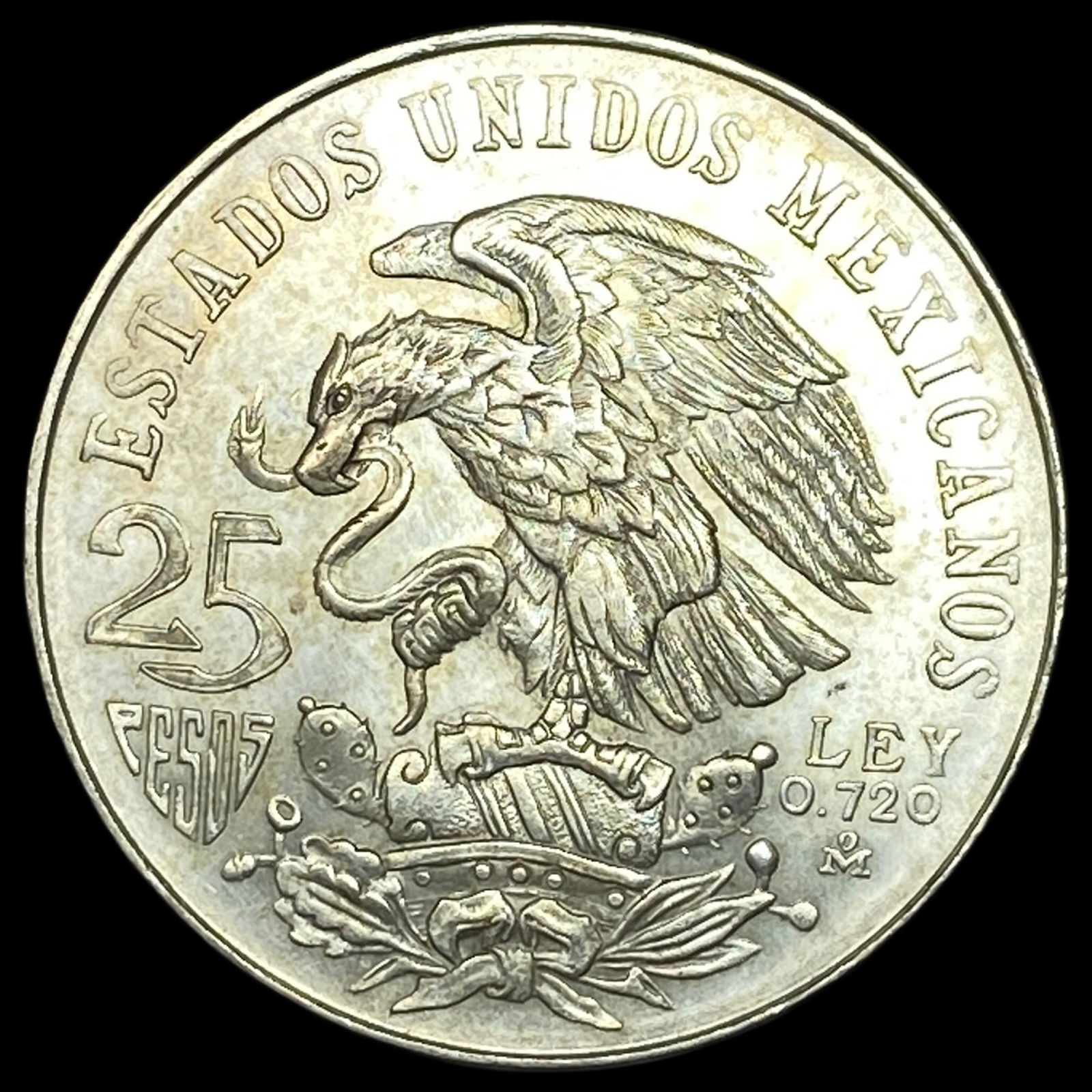1968 Mexico Silver 25 Pesos UNCIRCULATED (1 of 2)