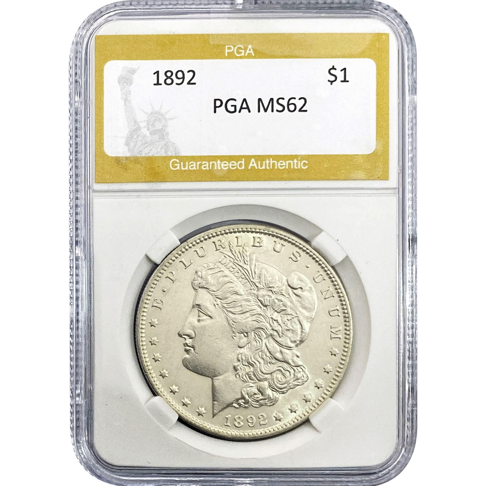 1892 Morgan Silver Dollar PGA MS62 (1 of 2)