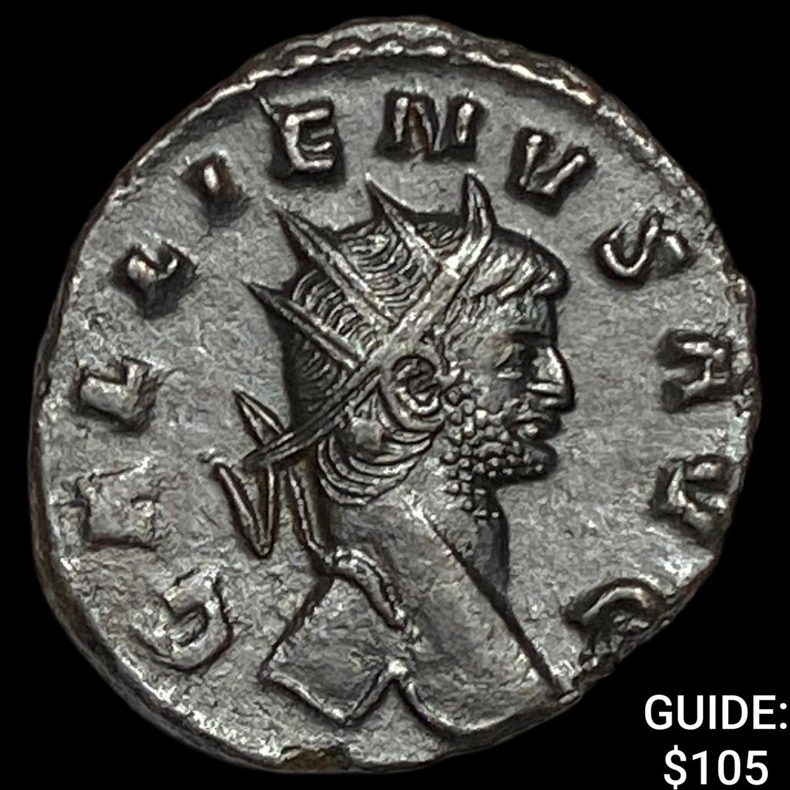 Roman Gallienus 253-268 AD BI Dbl Denarius CHOICE AU (1 of 2)