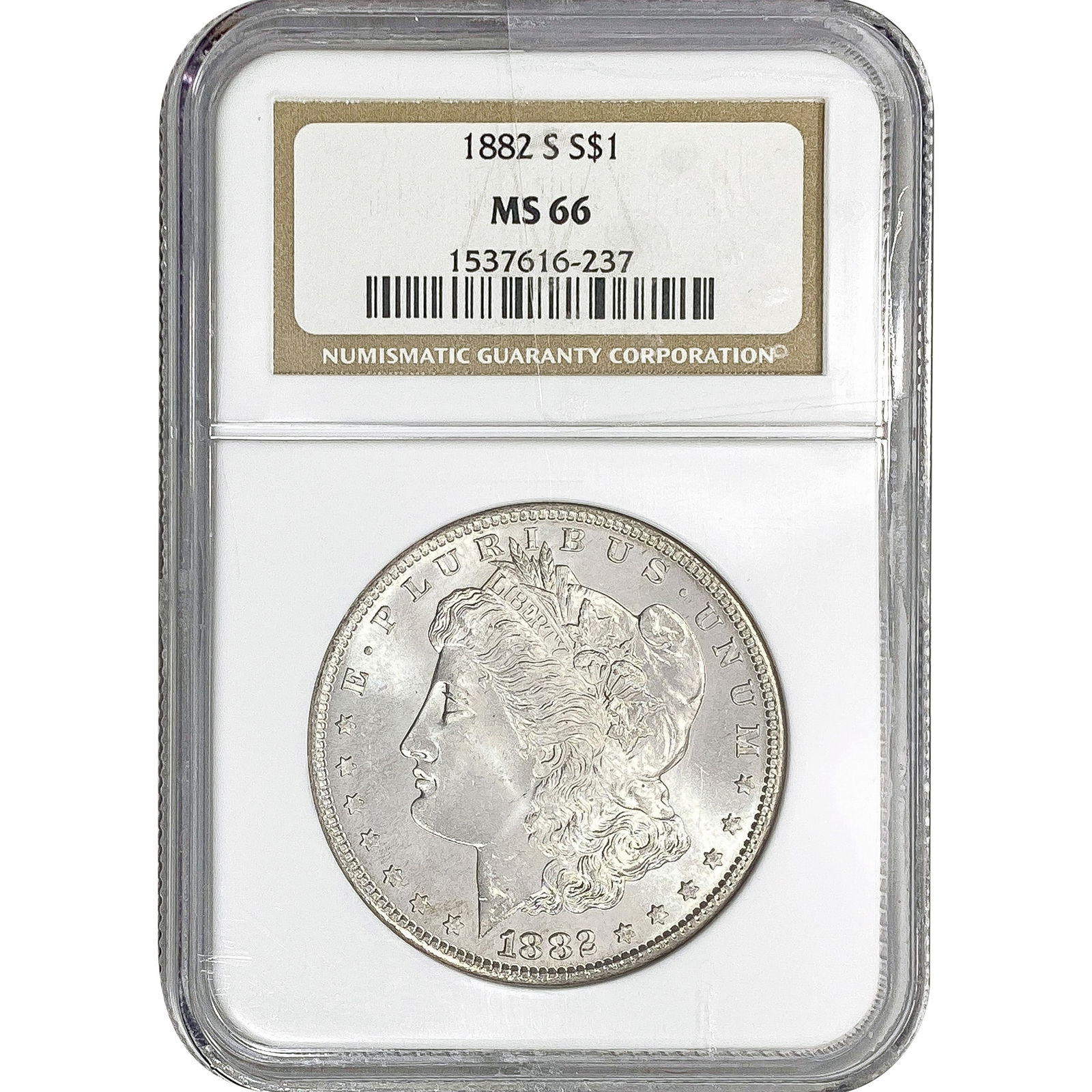 1882-S Morgan Silver Dollar NGC MS66 (1 of 2)