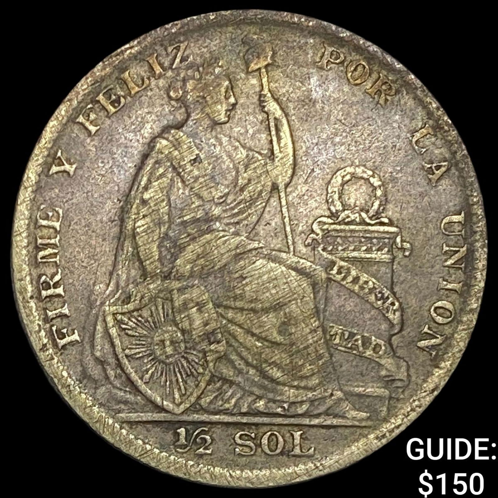 1928 Peru Silver 1/2 Sol (1 of 2)