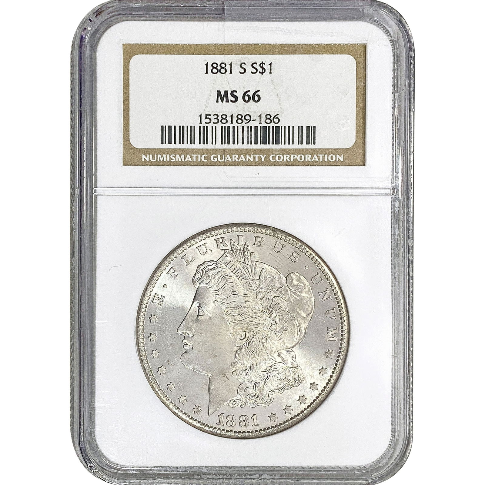 1881-S Morgan Silver Dollar NGC MS66 (1 of 2)