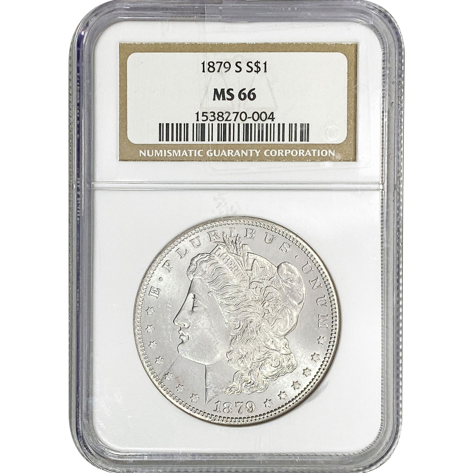 1879-S Morgan Silver Dollar NGC MS66 (1 of 2)