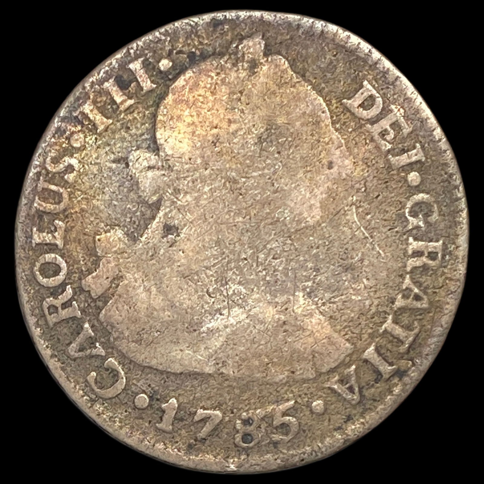 1785 MI Peru Silver 2 Reales KM 76 (1 of 2)