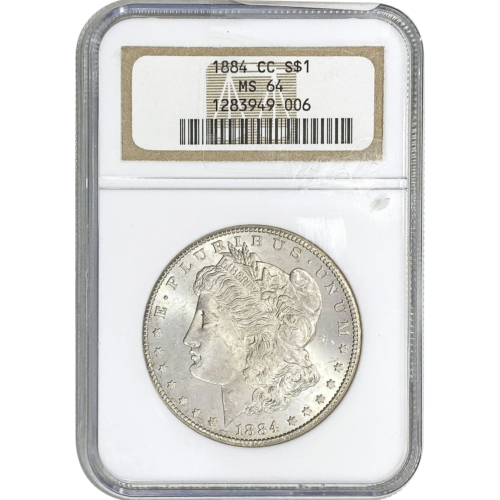 1884-CC Morgan Silver Dollar NGC MS64 (1 of 2)