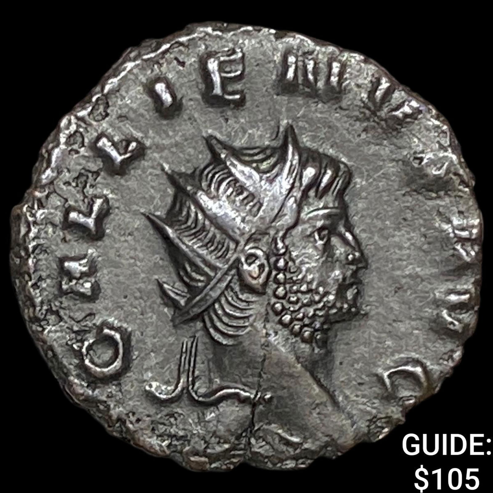 Roman Gallienus 253-268 AD BI Dbl Denarius CHOICE AU (1 of 2)