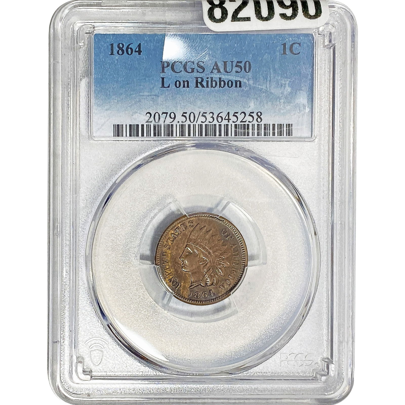 1864 Indian Head Cent PCGS AU50 (1 of 2)