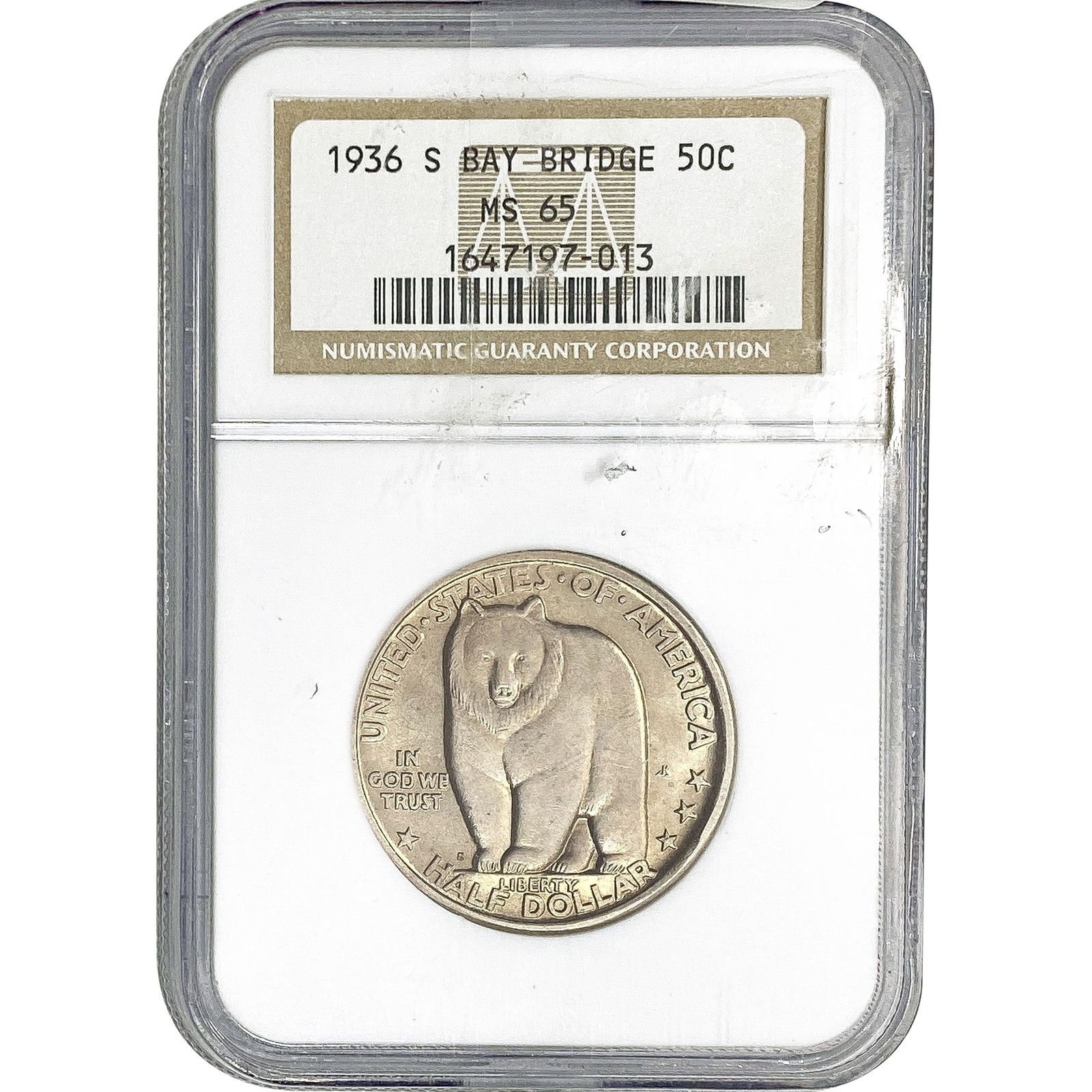 1936-S Barber Half Dollar NGC MS65 (1 of 2)