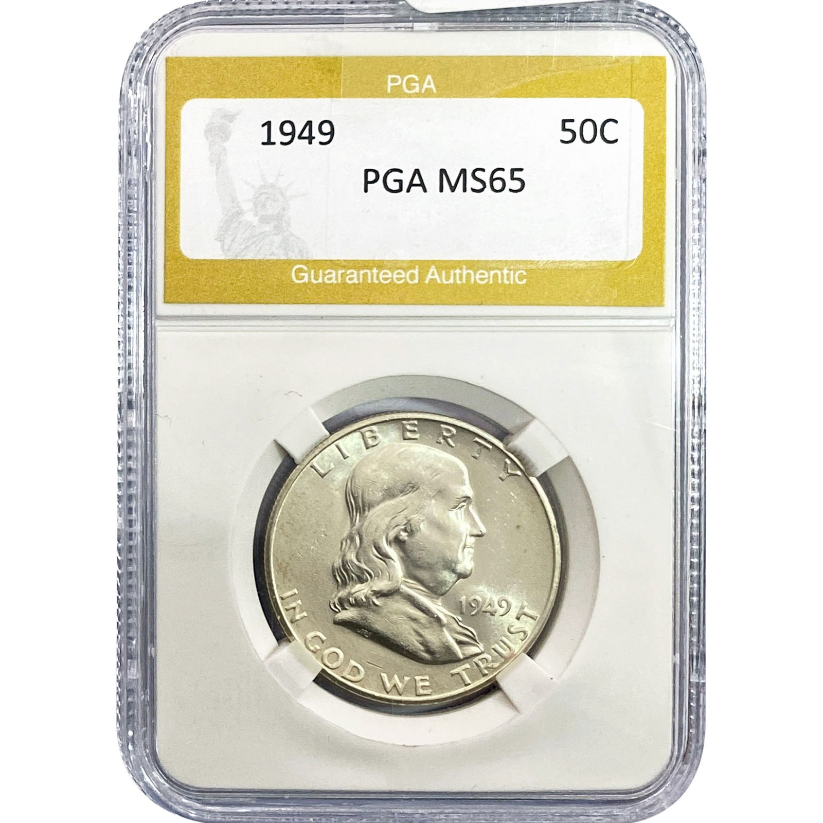 1949 Franklin Half Dollar PGA MS65 (1 of 2)