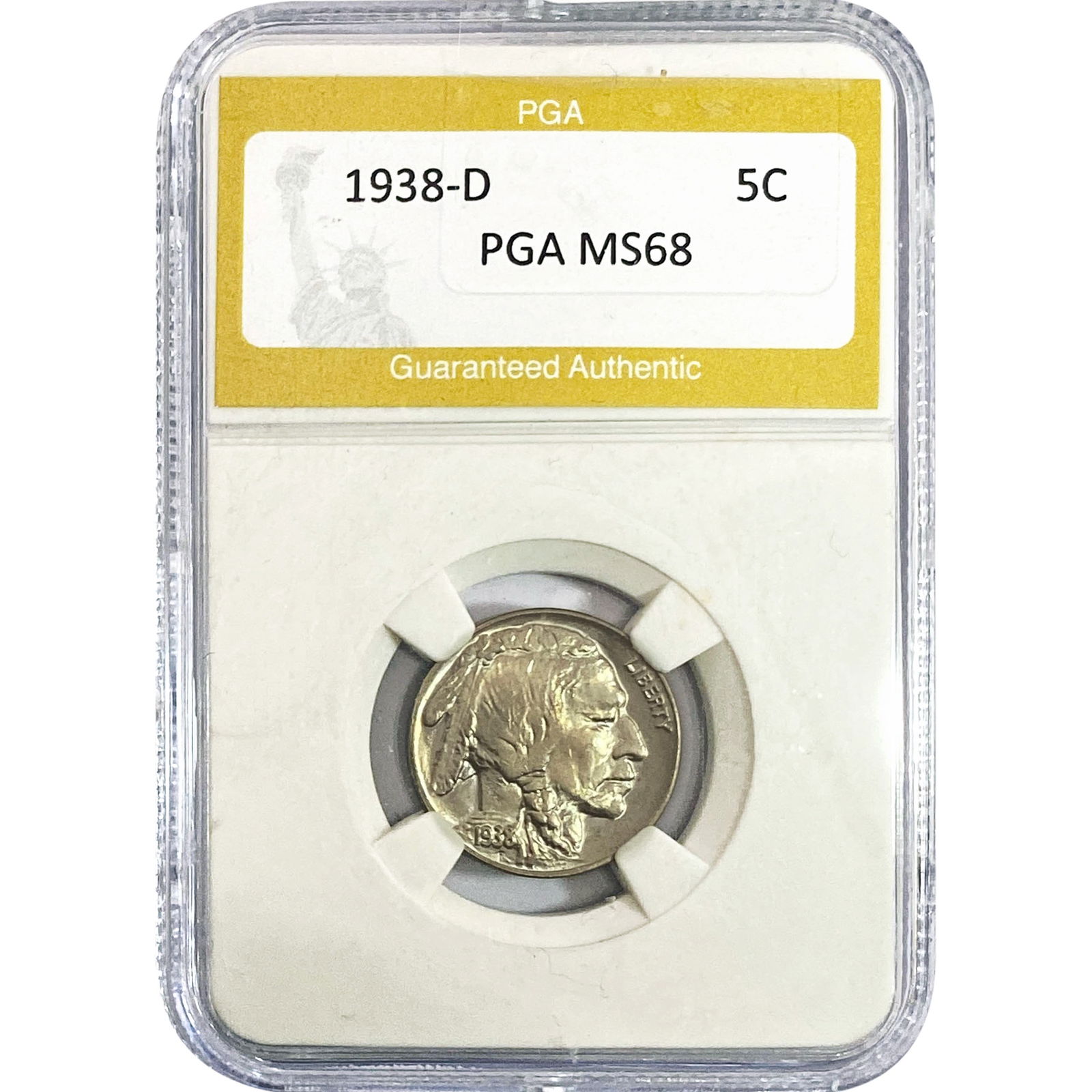 1938-D Buffalo Nickel PGA MS68 (1 of 2)