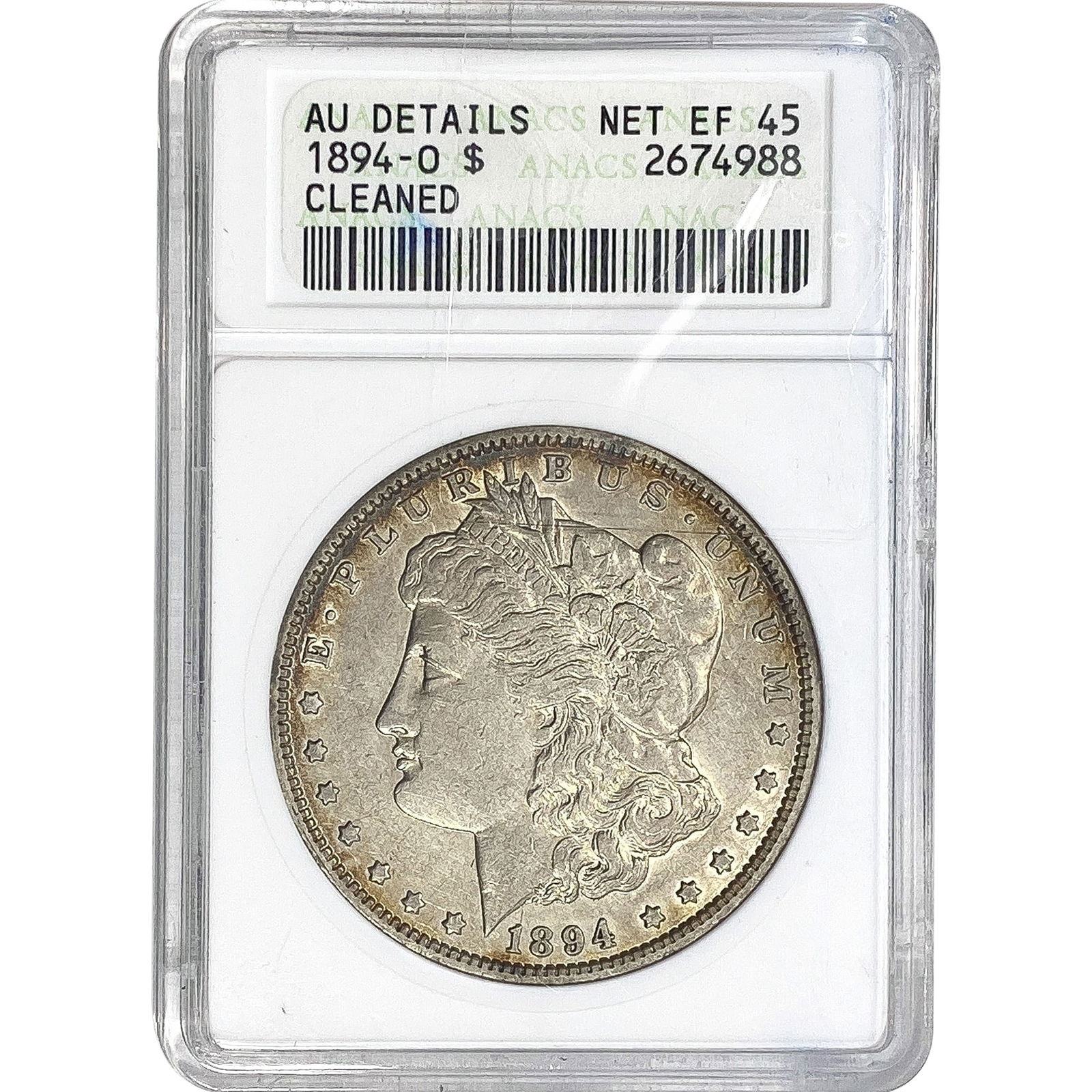 1894-O Morgan Silver Dollar ANACS EF45 (1 of 2)