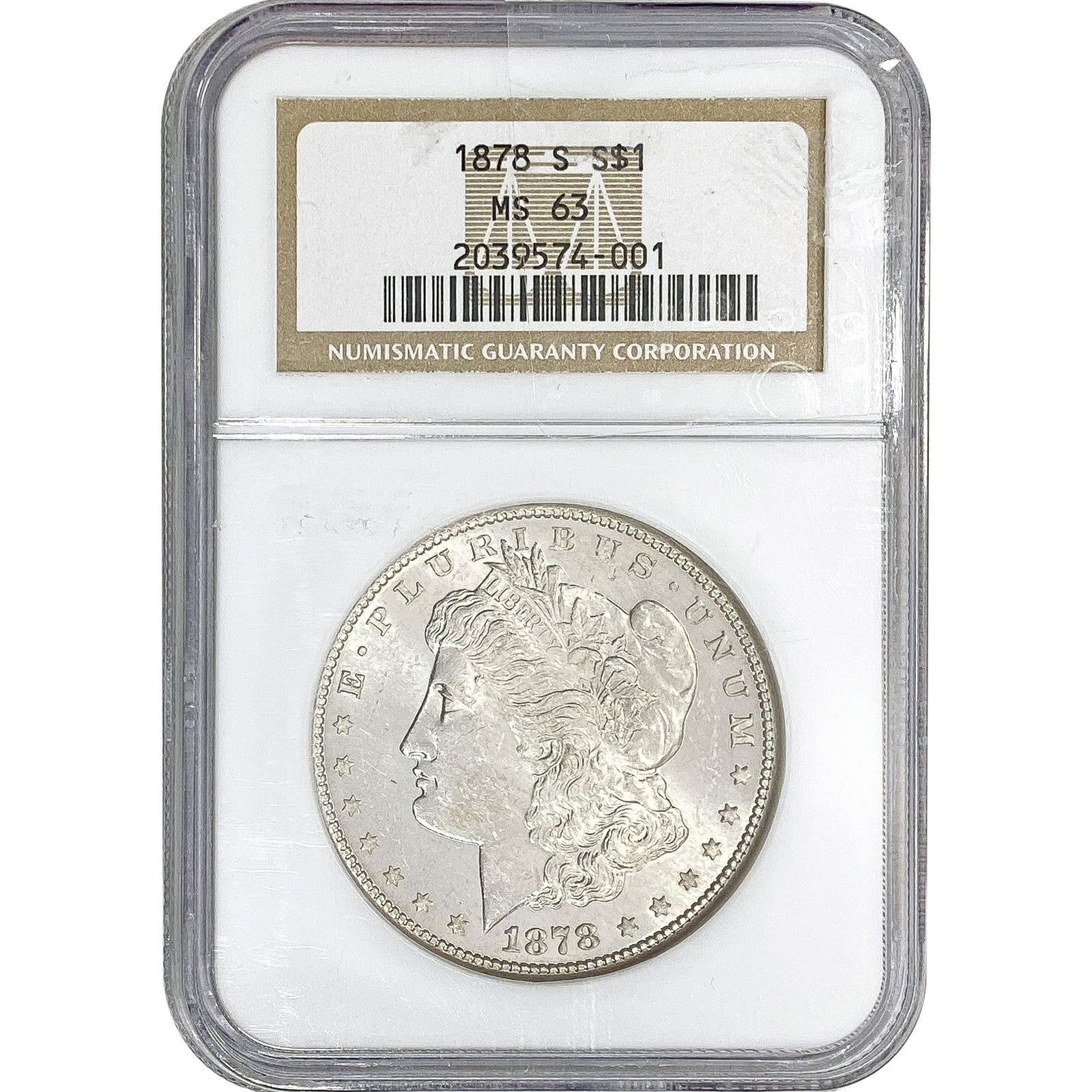 1878-S Morgan Silver Dollar NGC MS63 (1 of 2)