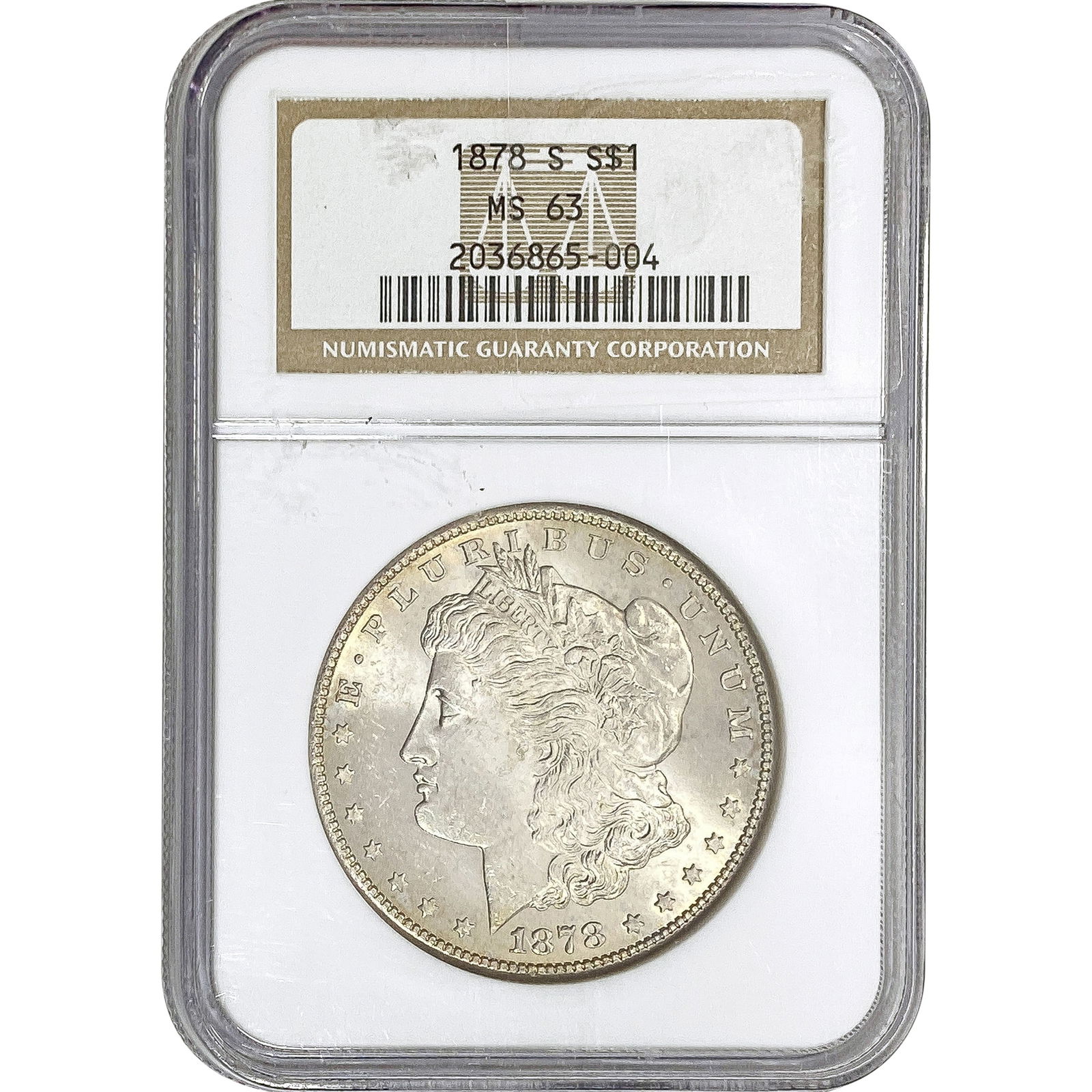 1878-S Morgan Silver Dollar NGC MS63 (1 of 2)