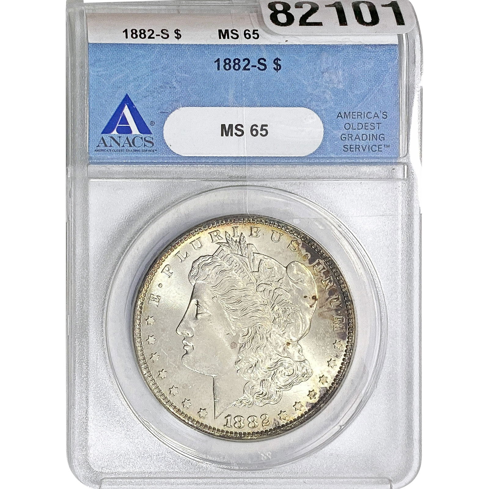 1882-S Morgan Silver Dollar ANACS MS65 (1 of 2)