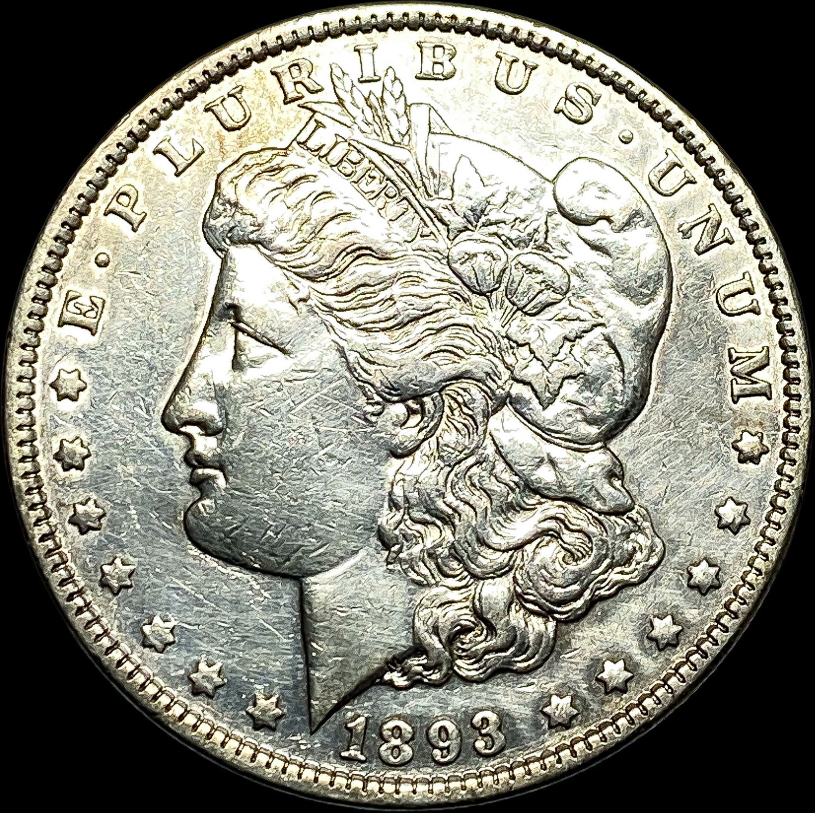1893-S Silver Morgan Dollar CLOSELY UNCIRCULATED (1 of 2)