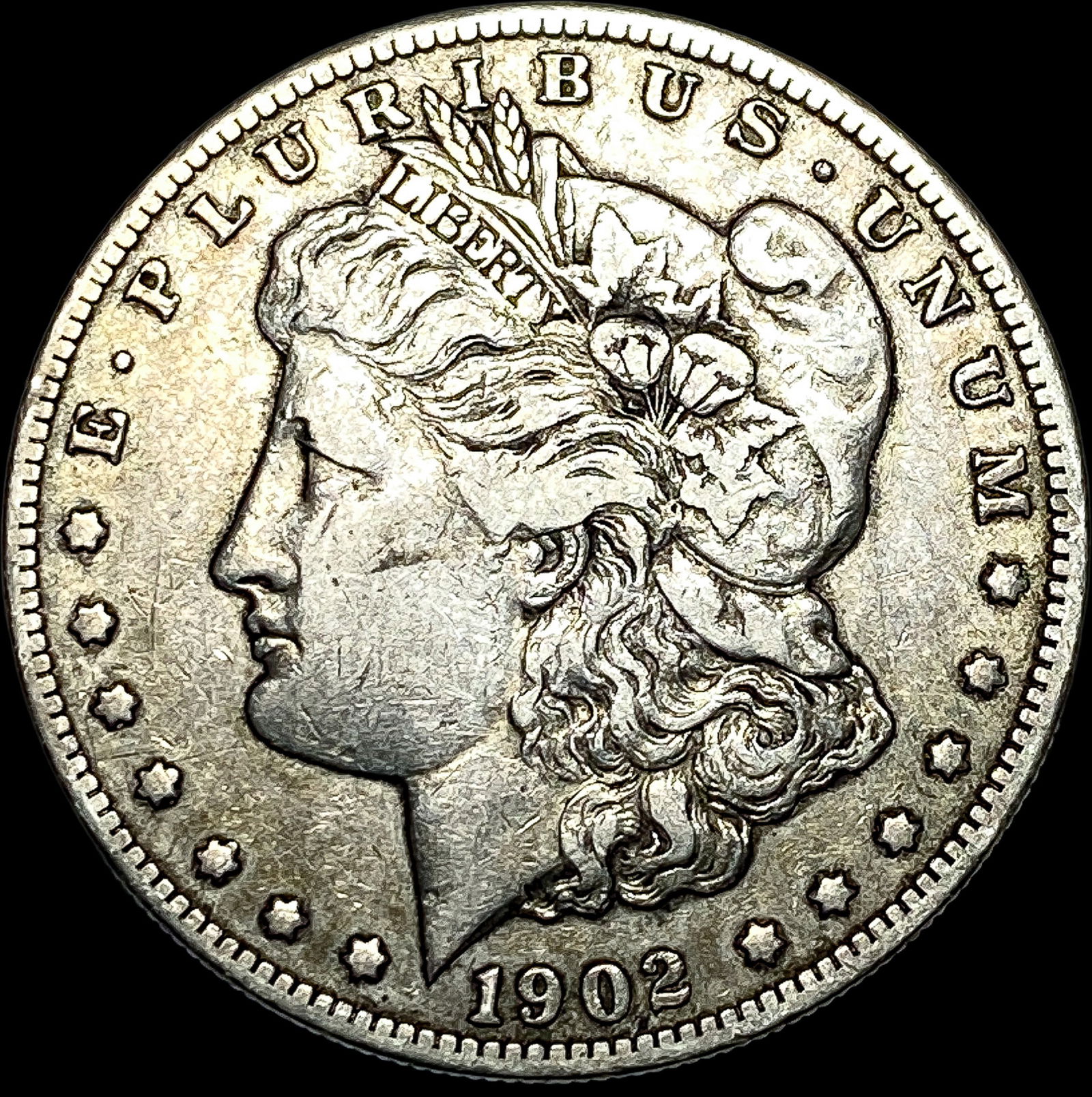 1902-S Silver Morgan Dollar NEARLY UNCIRCULATED (1 of 2)