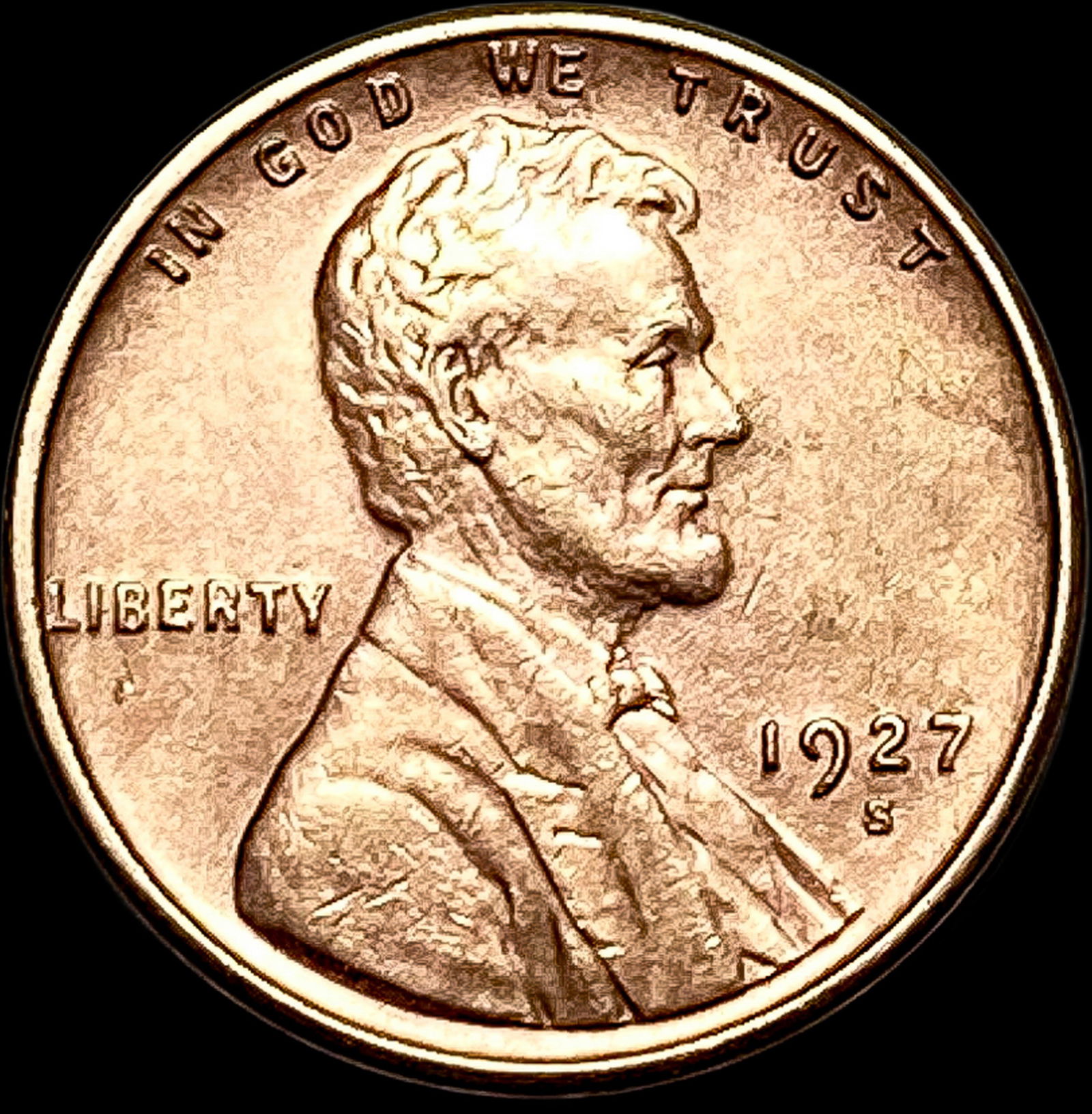 1927-S Lincoln Wheat Cent UNCIRCULATED (1 of 2)