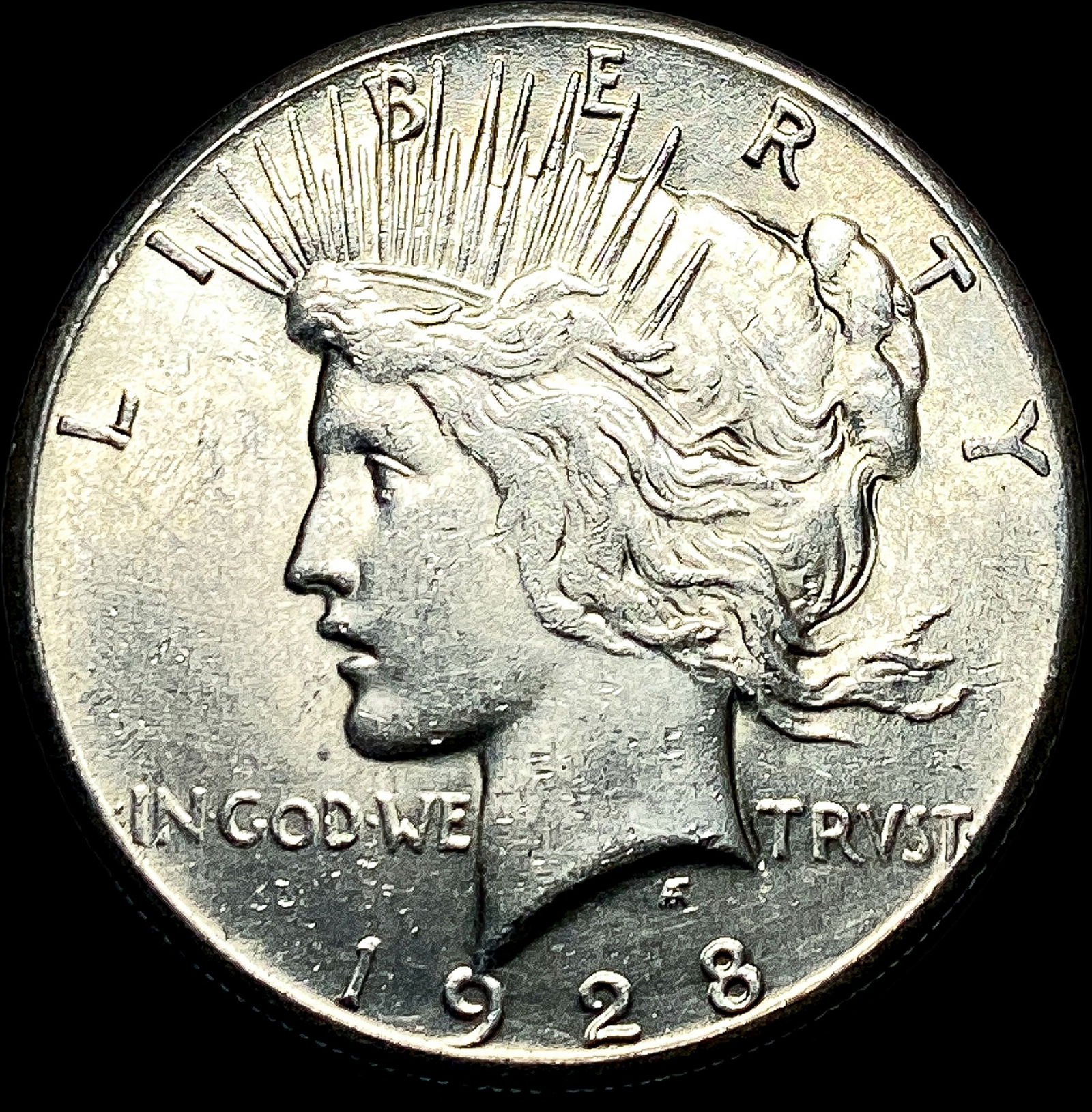 1928 Silver Peace Dollar CLOSELY UNCIRCULATED (1 of 2)