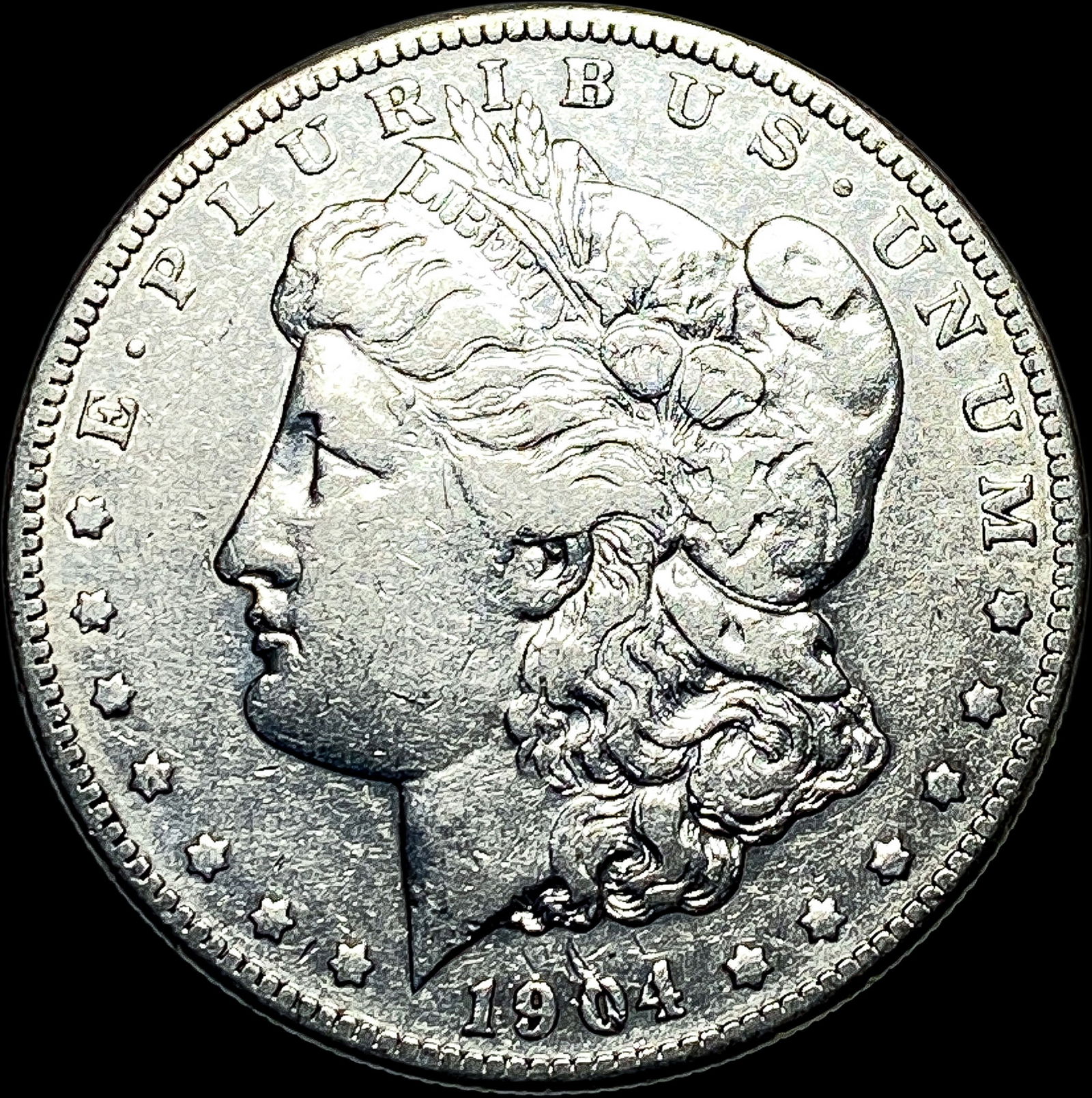 1904-S Silver Morgan Dollar LIGHTLY CIRCULATED: 1904-S Silver Morgan Dollar LIGHTLY CIRCULATED