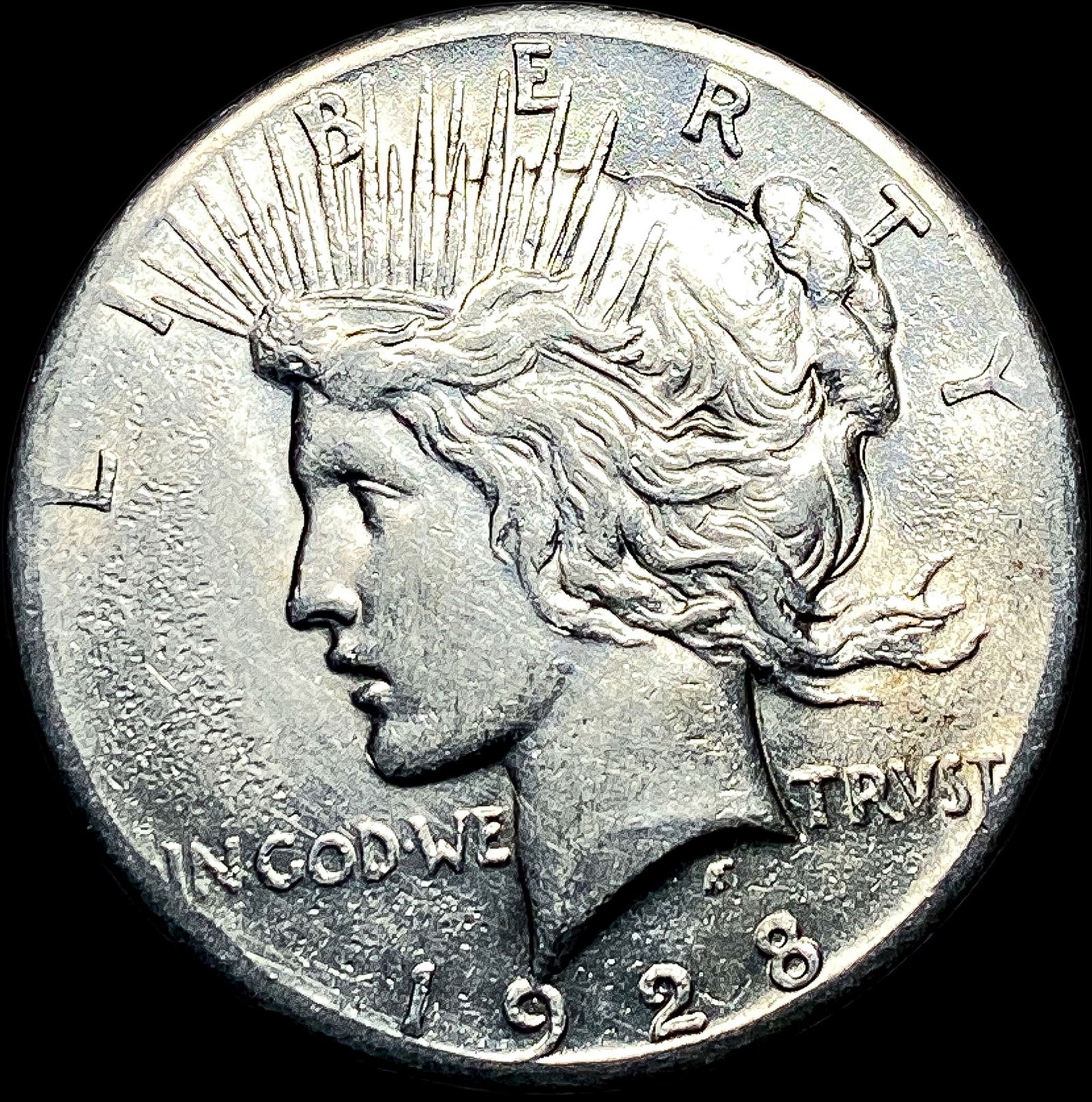 1928 Silver Peace Dollar CLOSELY UNCIRCULATED (1 of 2)