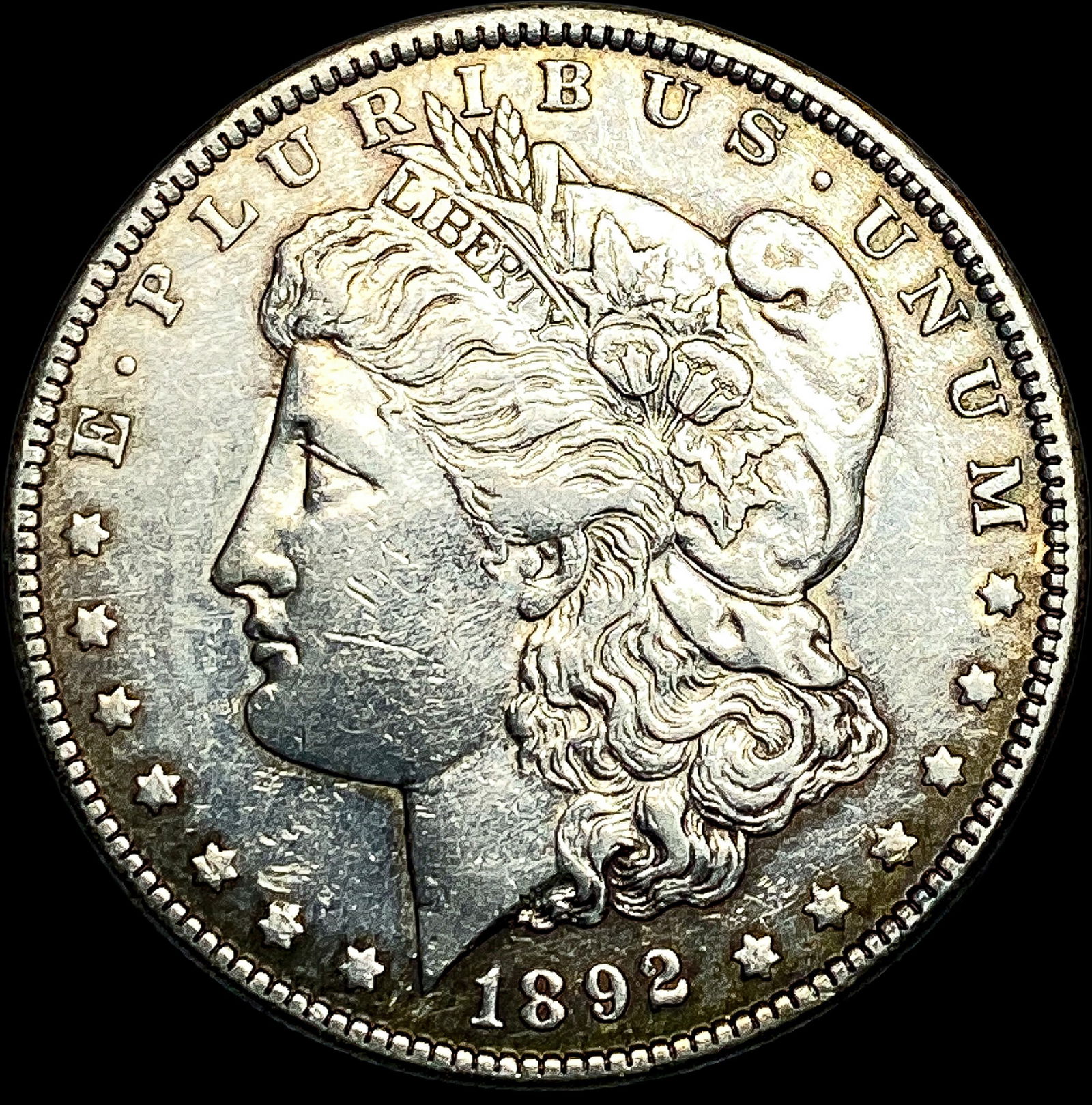 1892-S Silver Morgan Dollar CLOSELY UNCIRCULATED (1 of 2)