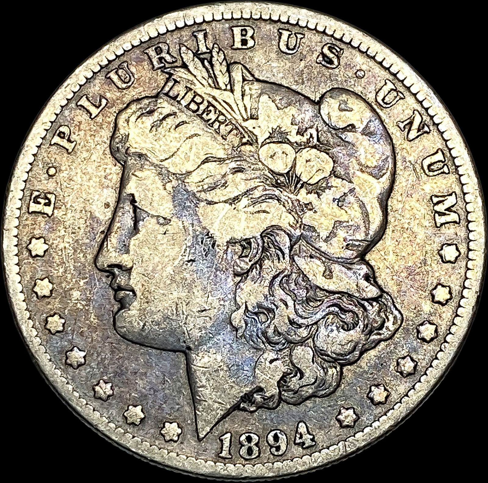 1894-O Silver Morgan Dollar NICELY CIRCULATED (1 of 2)