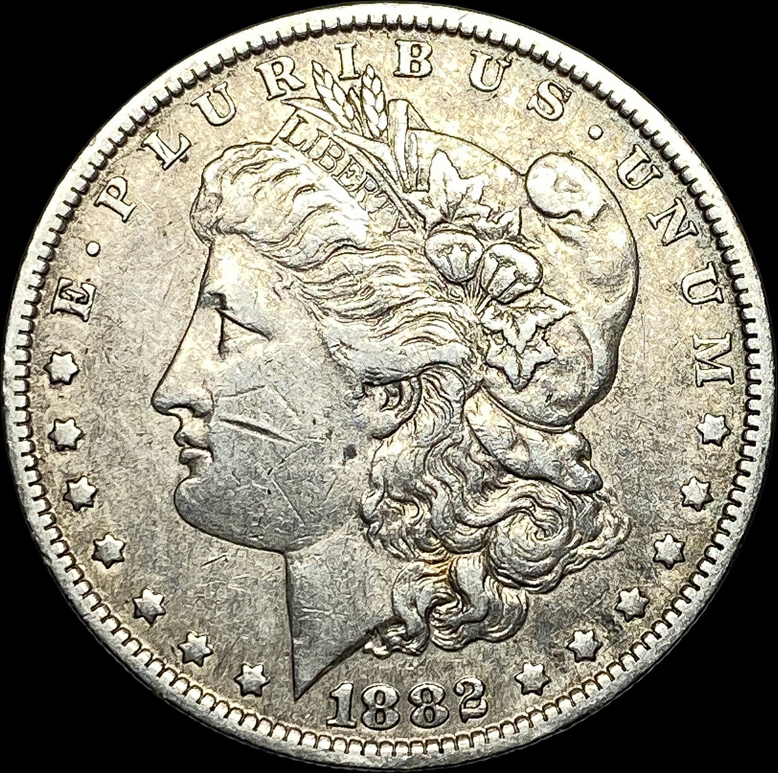 1882-O Silver Morgan Dollar NEARLY UNCIRCULATED (1 of 2)