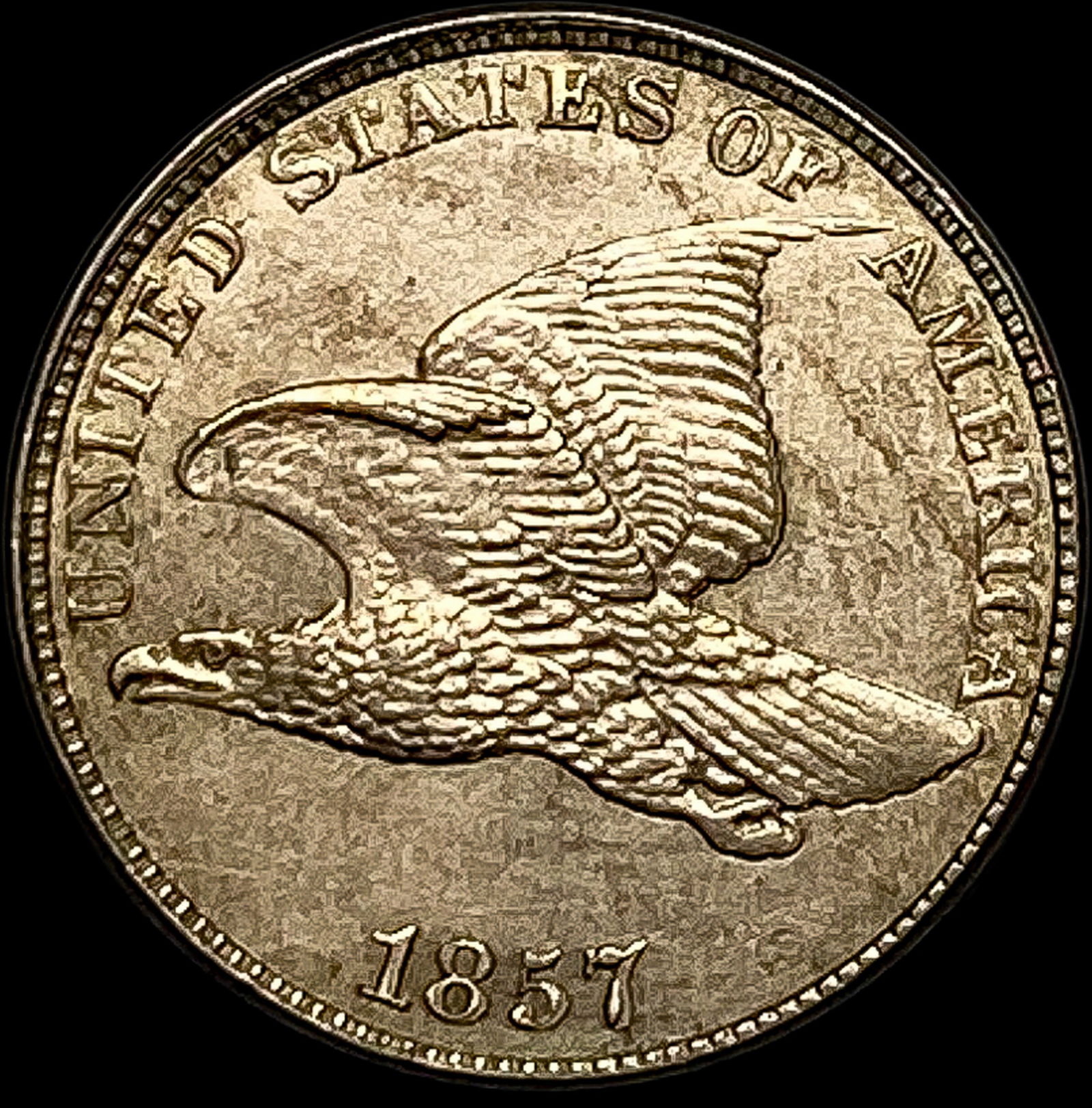 1857 Flying Eagle Cent UNCIRCULATED (1 of 2)