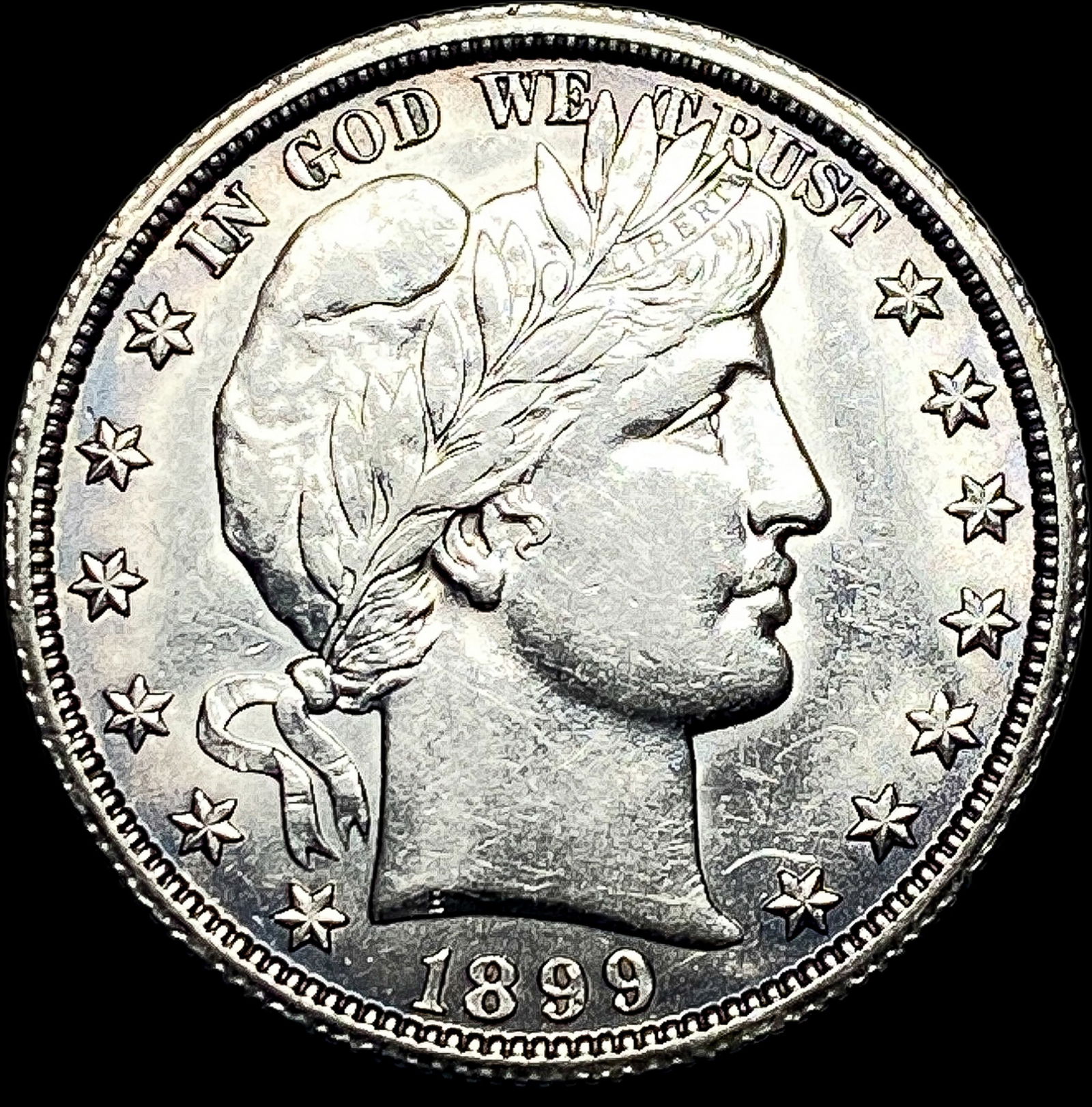 1899 Silver Barber Half Dollar UNCIRCULATED (1 of 2)