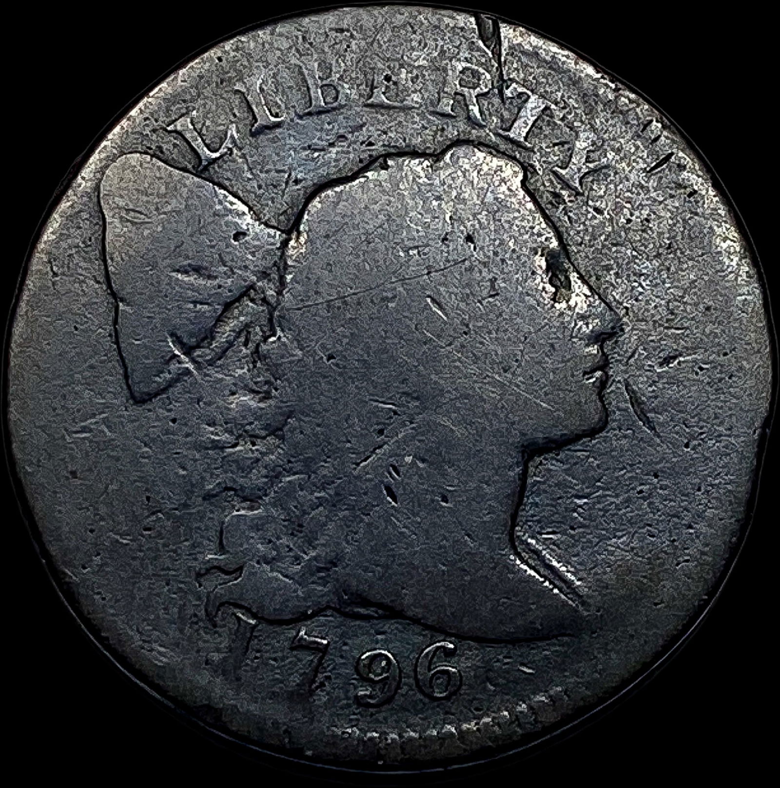 1796 Draped Bust Large Cent NICELY CIRCULATED (1 of 2)