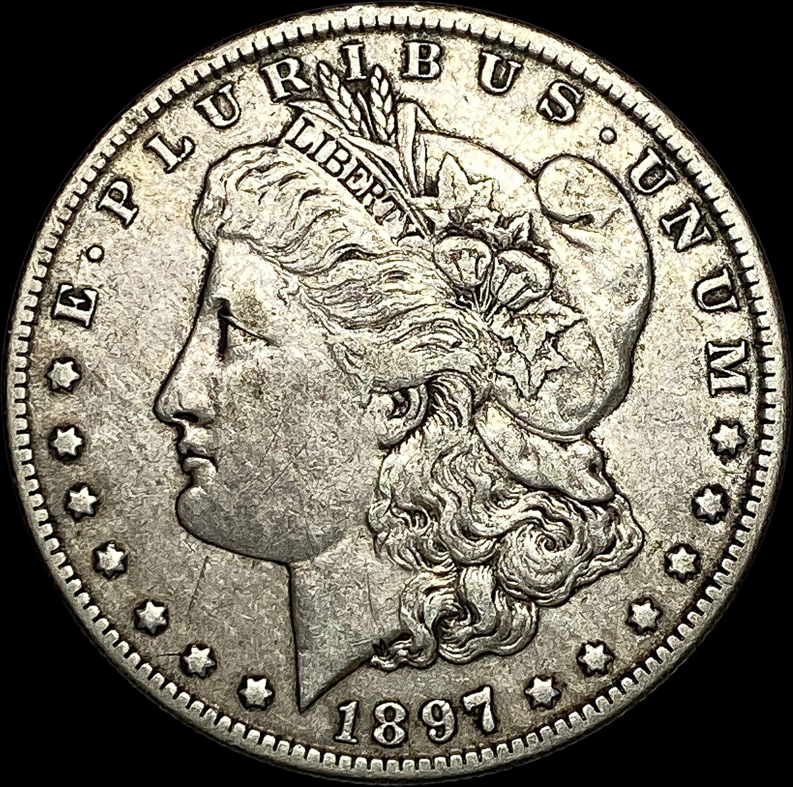 1897-O Silver Morgan Dollar NEARLY UNCIRCULATED (1 of 2)