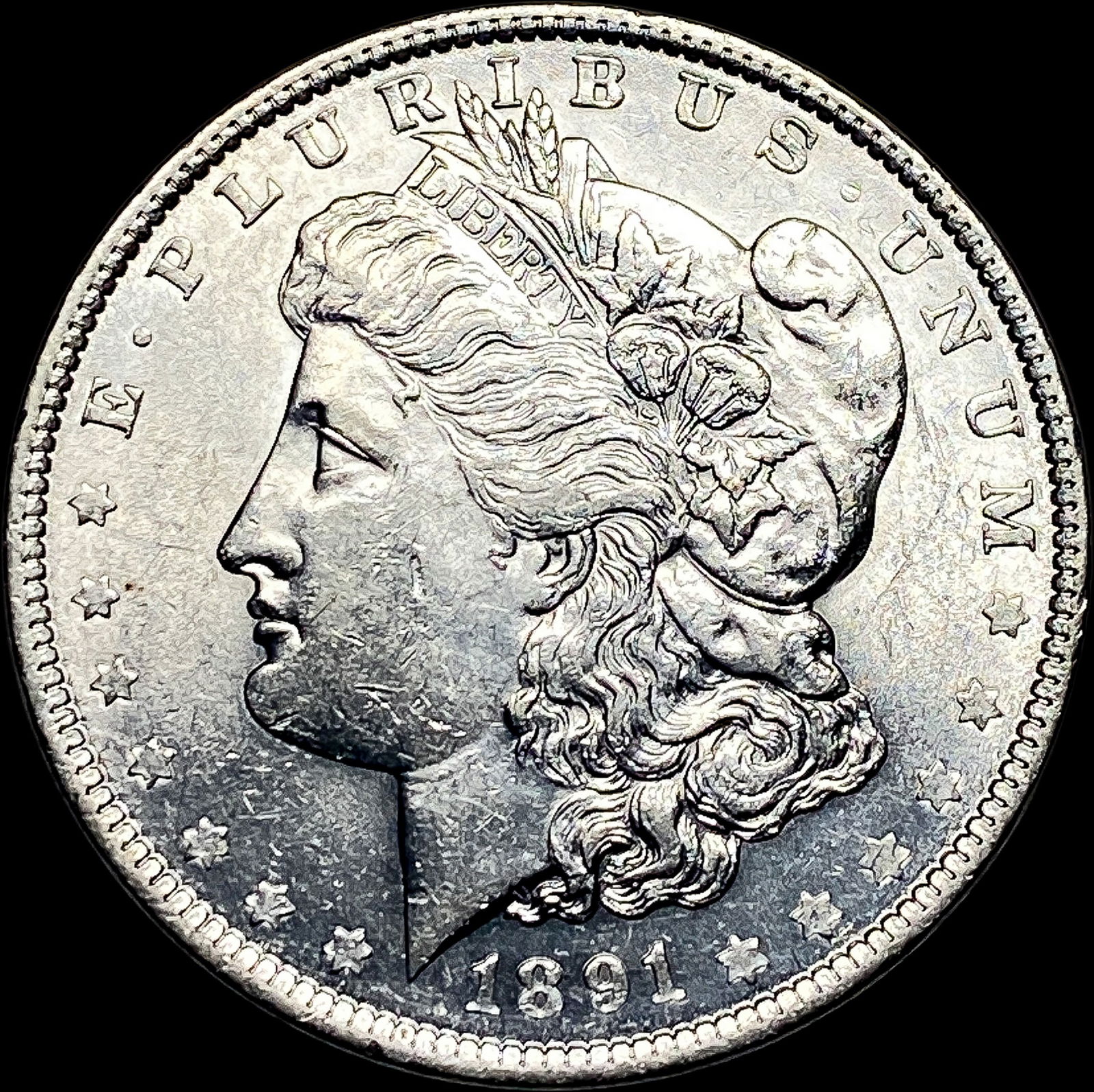 1891-CC Silver Morgan Dollar UNCIRCULATED (1 of 2)