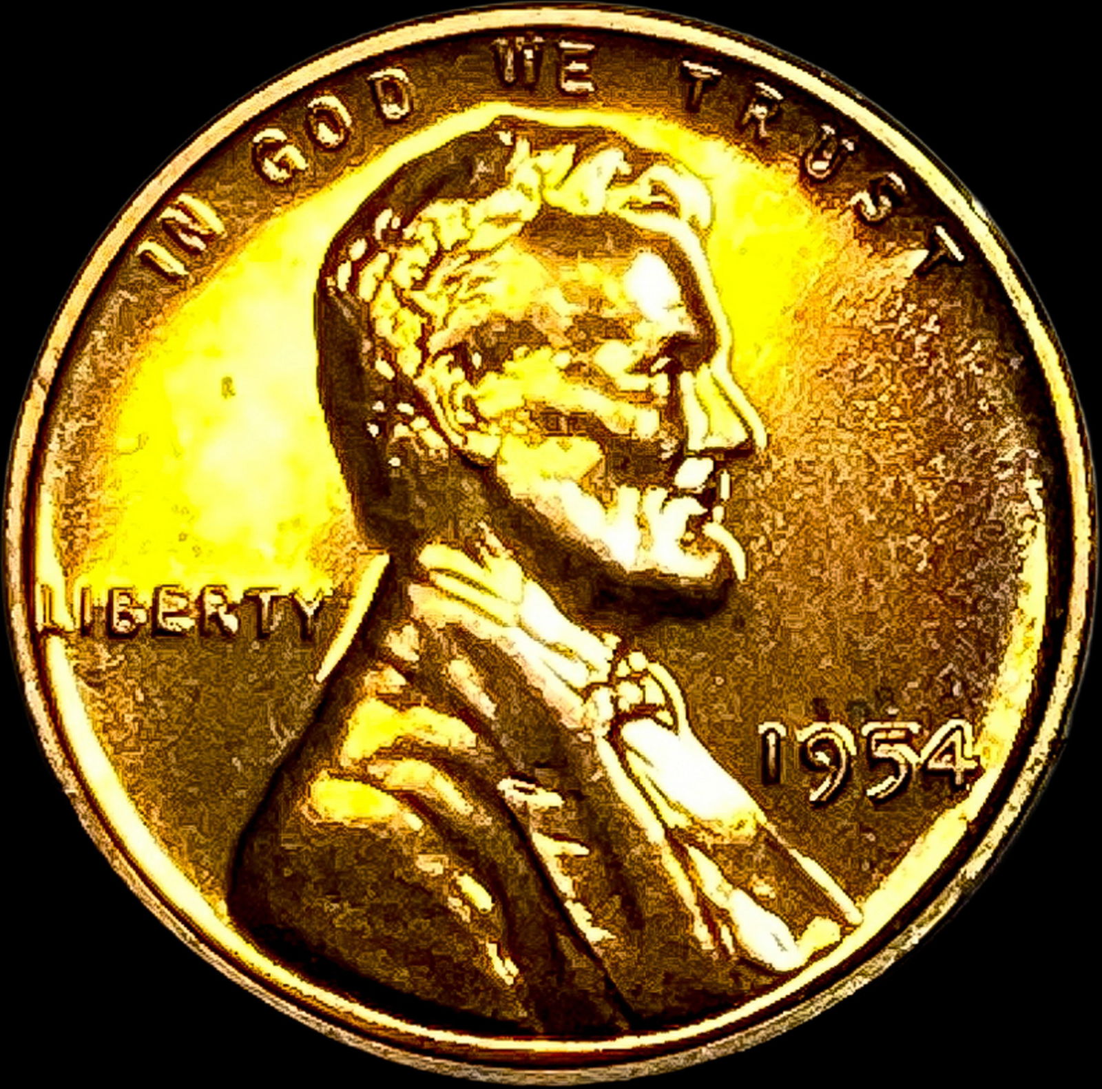 1954 Lincoln Wheat Cent CHOICE PROOF (1 of 2)