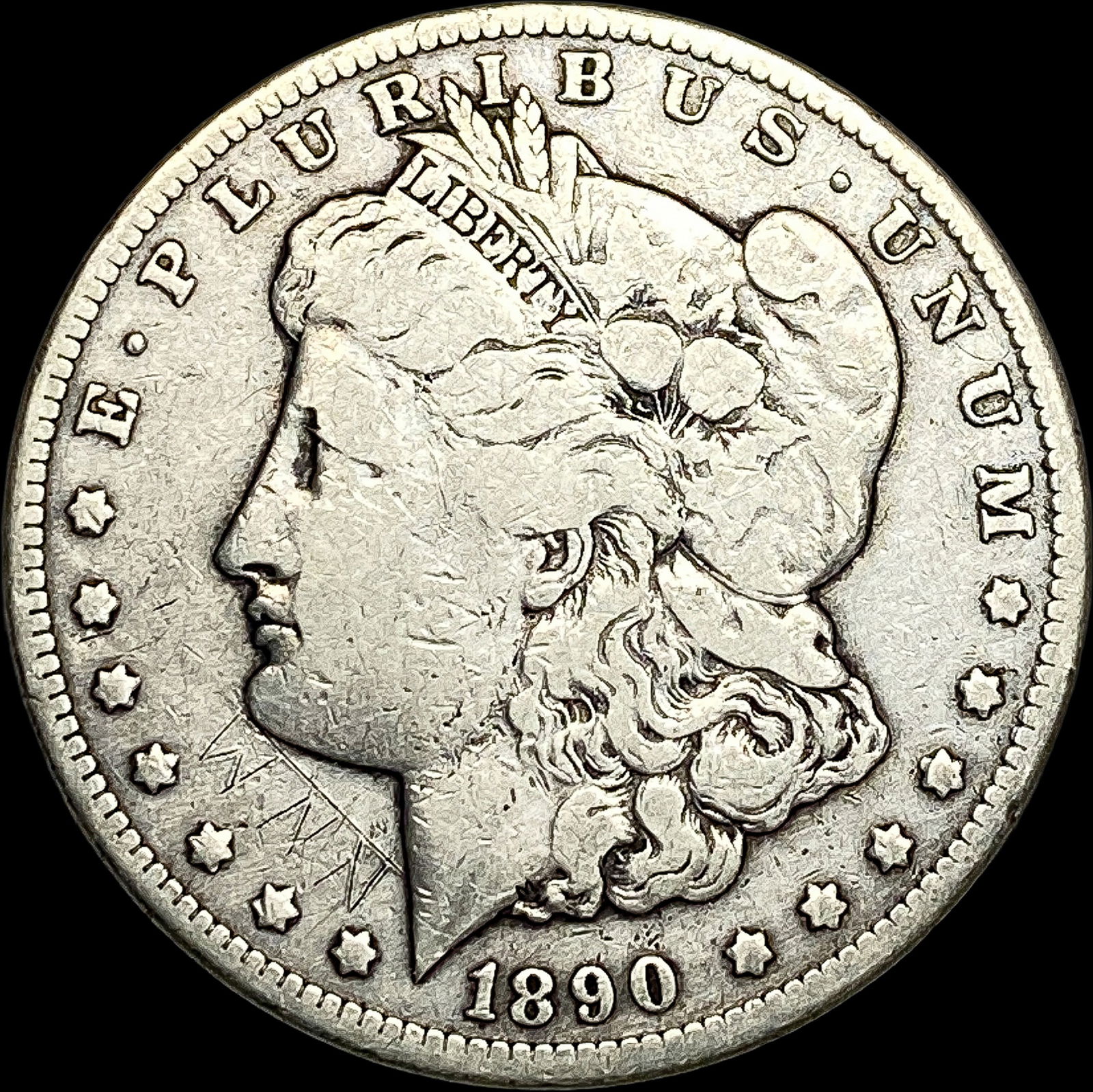 1890-CC Silver Morgan Dollar HIGH GRADE (1 of 2)