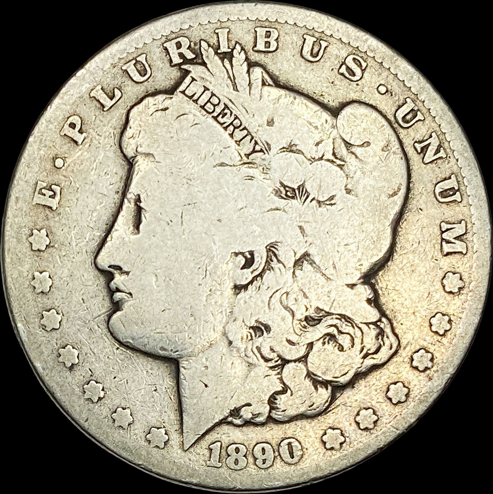 1890-CC Silver Morgan Dollar NICELY CIRCULATED (1 of 2)