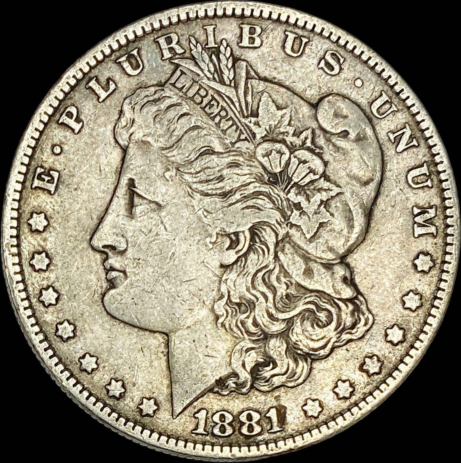 1881-O Silver Morgan Dollar NEARLY UNCIRCULATED (1 of 2)
