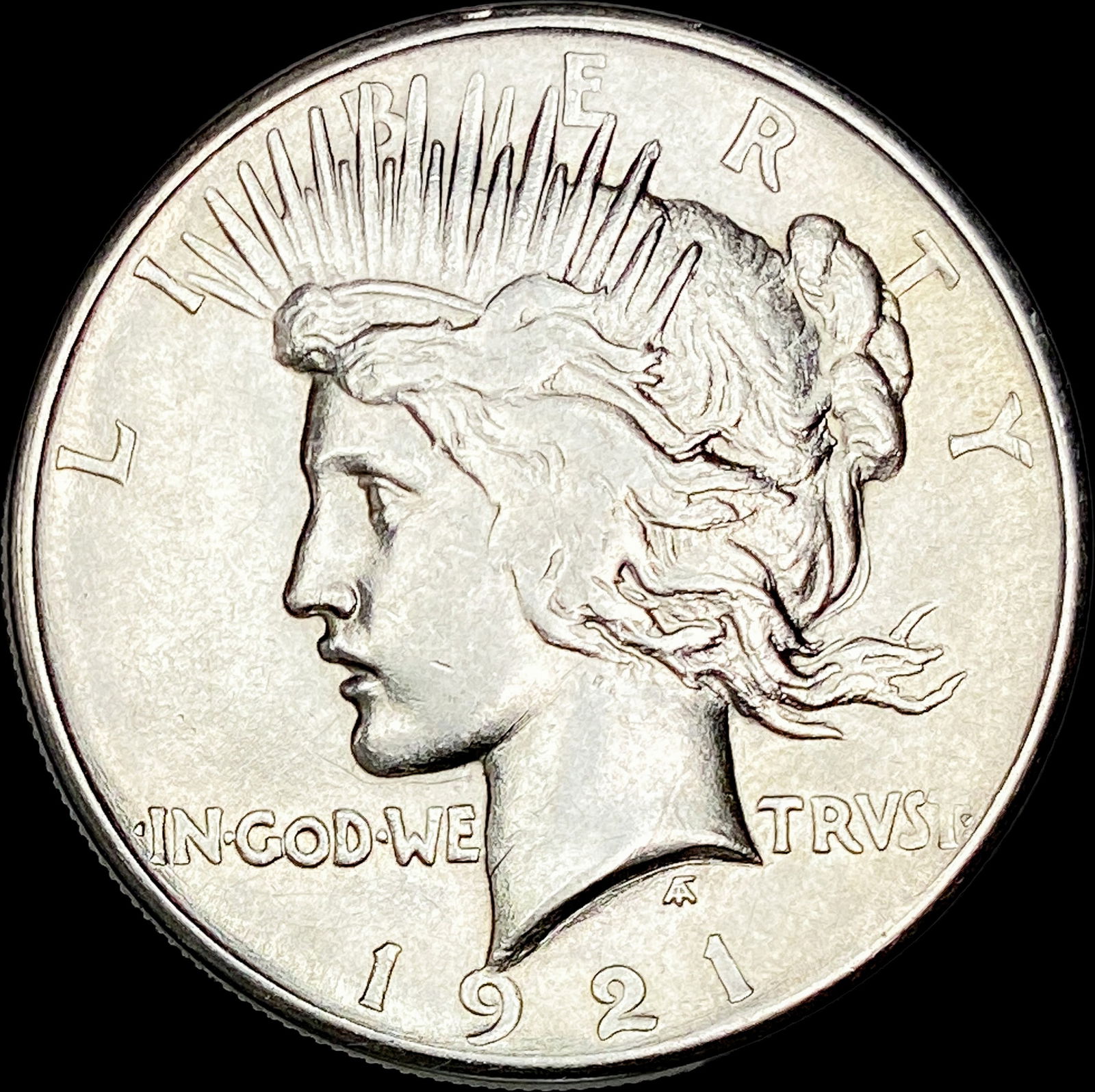 1921 Silver Peace Dollar CLOSELY UNCIRCULATED (1 of 2)