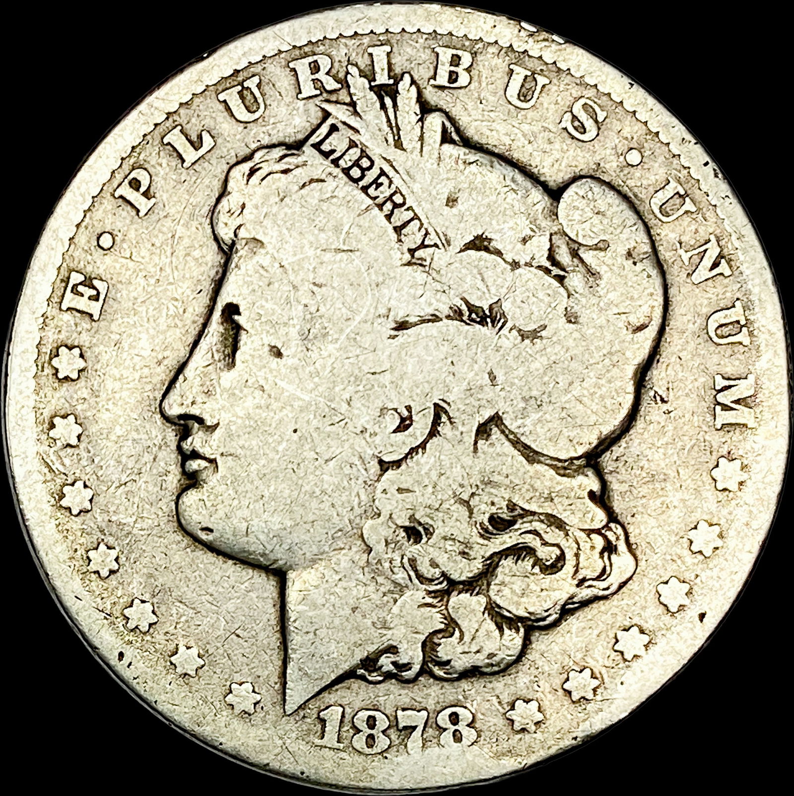 1878-S Silver Morgan Dollar NICELY CIRCULATED (1 of 2)