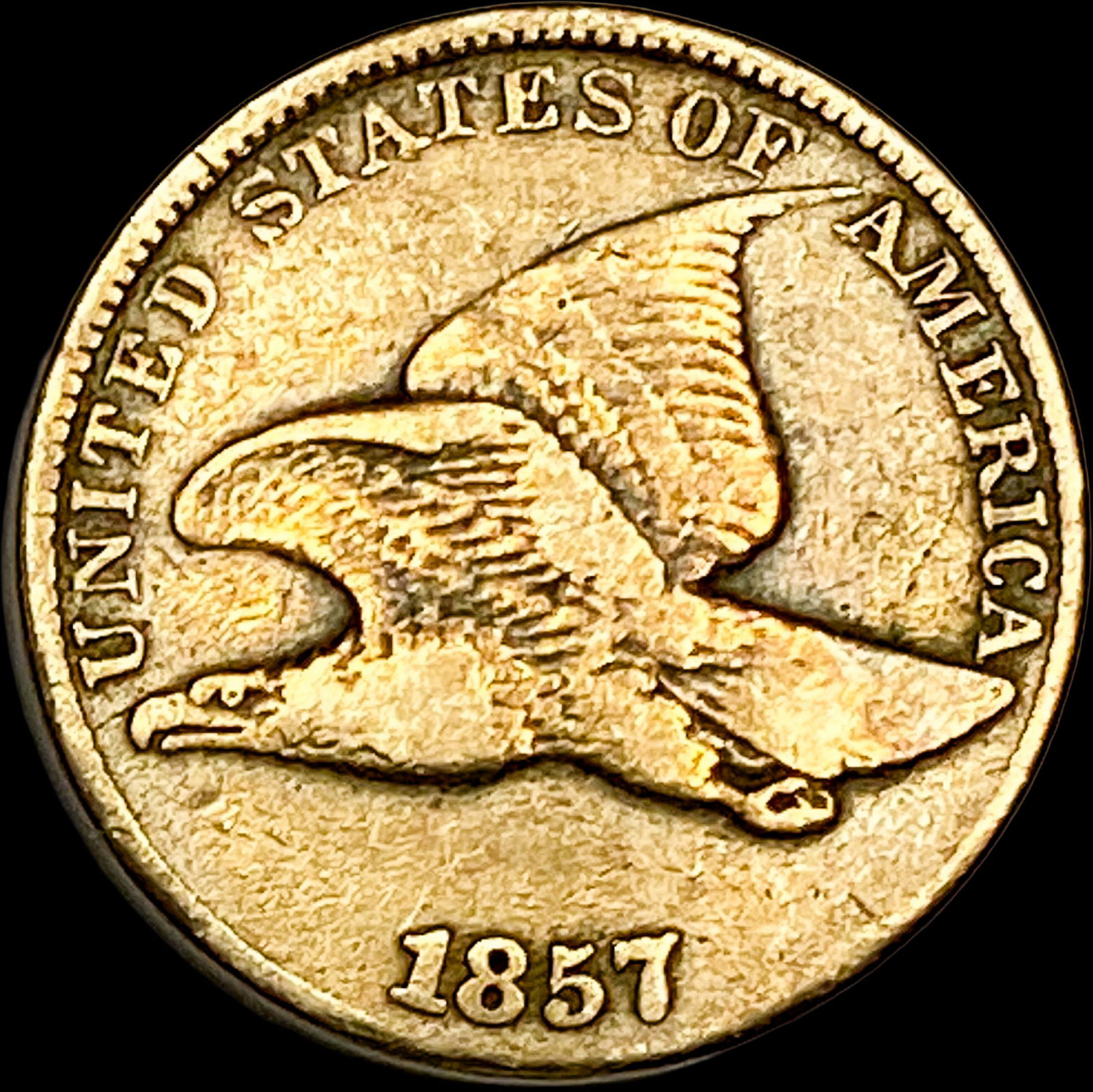 1857 Flying Eagle Cent LIGHTLY CIRCULATED (1 of 2)