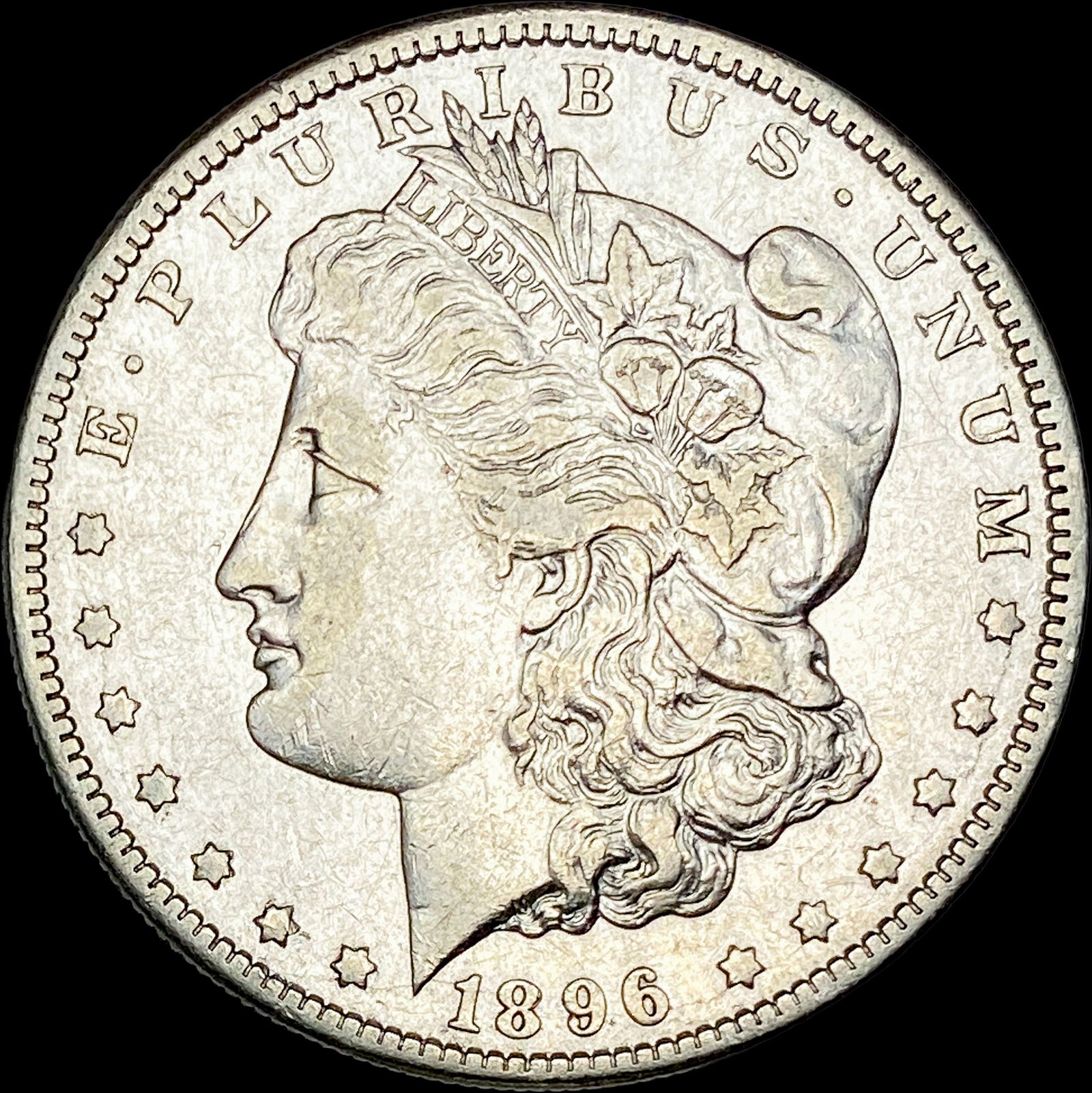 1896-S Silver Morgan Dollar NEARLY UNCIRCULATED: 1896-S Silver Morgan Dollar NEARLY UNCIRCULATED