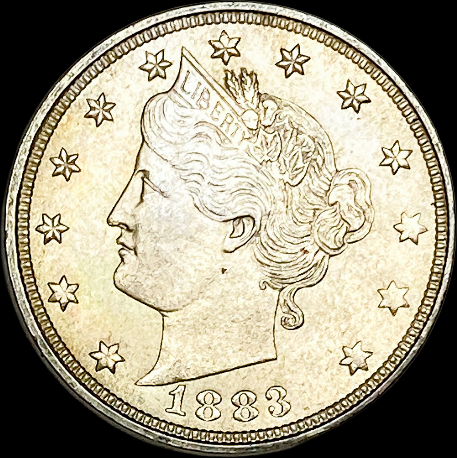 1883 No Cents Liberty Head Nickel (No Cents) UNCIRCULATED (1 of 2)