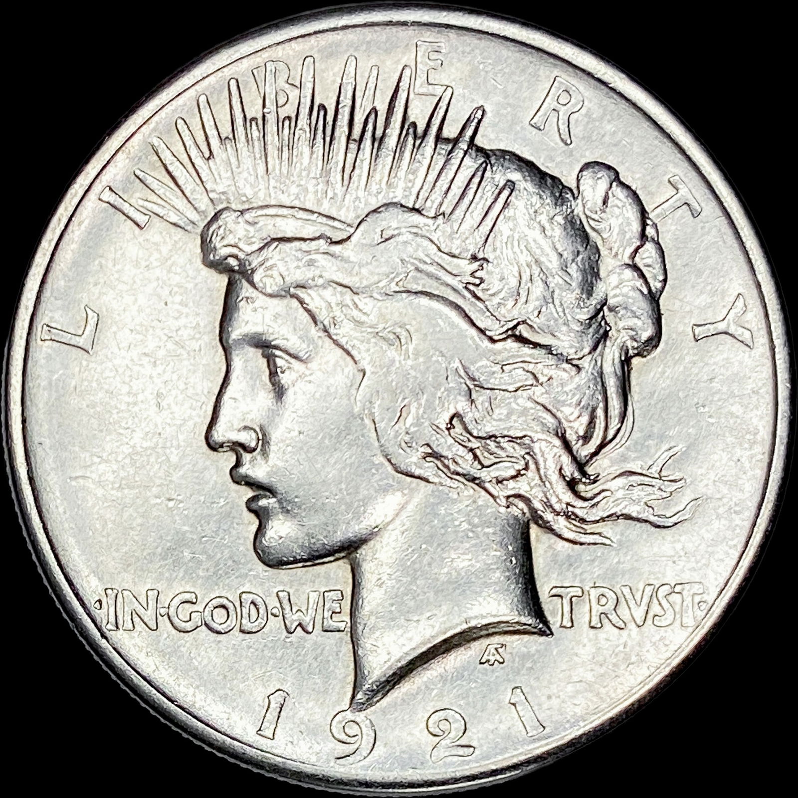1921 Silver Peace Dollar CLOSELY UNCIRCULATED (1 of 2)