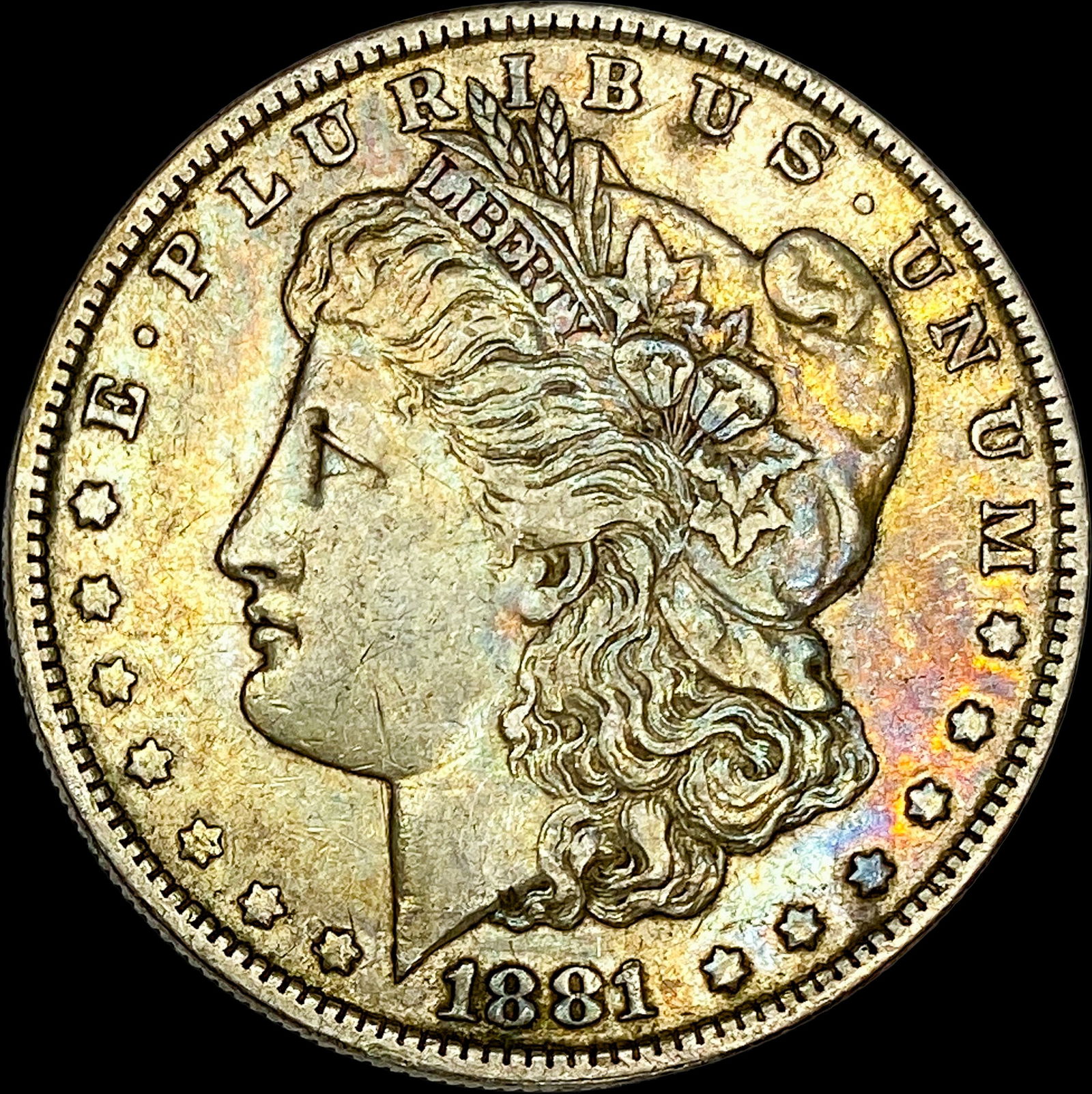 1881-O Silver Morgan Dollar NEARLY UNCIRCULATED (1 of 2)