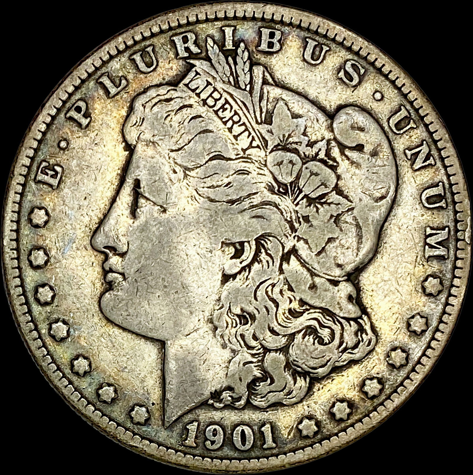 1901 Silver Morgan Dollar ABOUT UNCIRCULATED (1 of 2)
