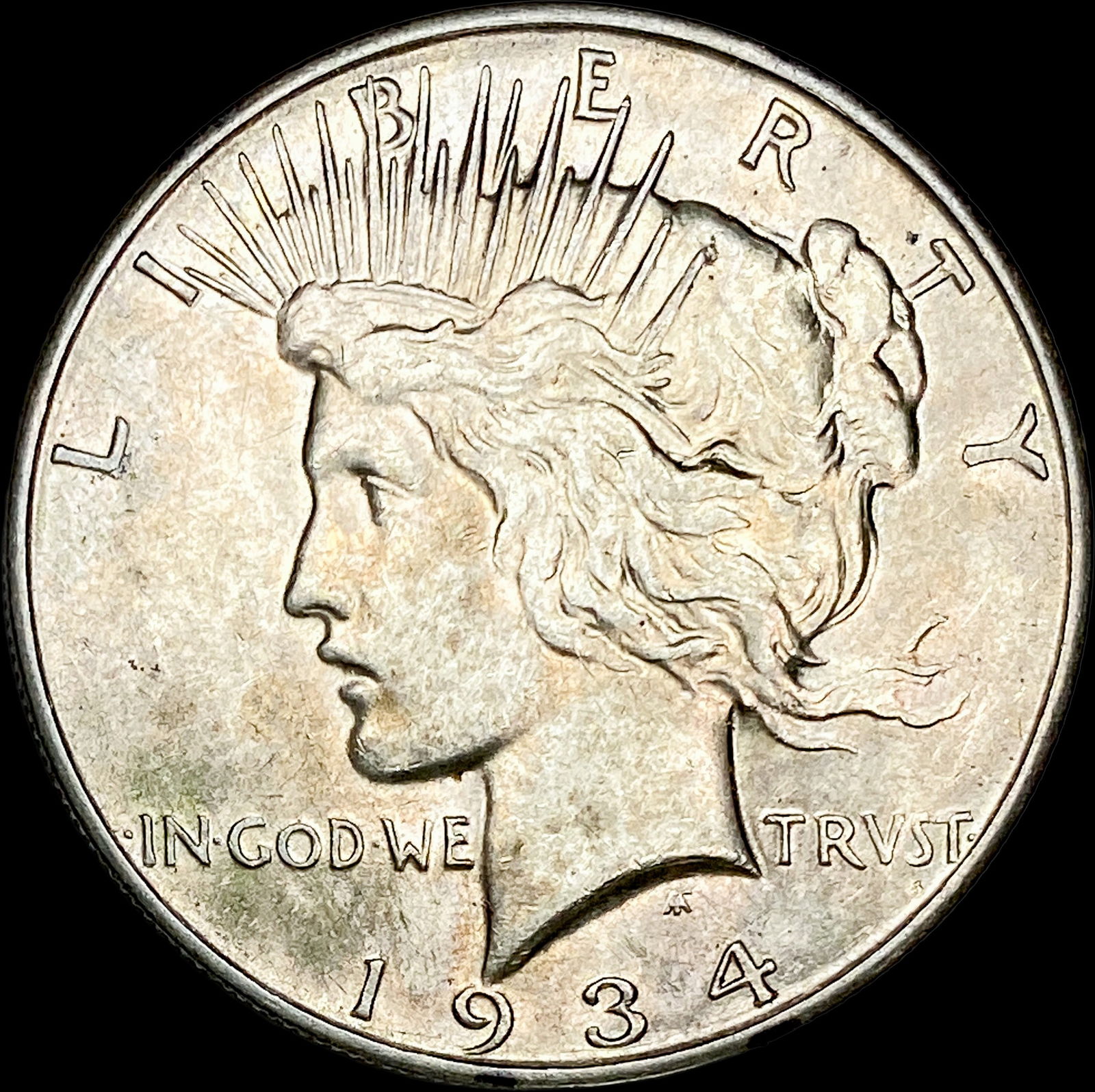 1934-D Silver Peace Dollar CLOSELY UNCIRCULATED (1 of 2)
