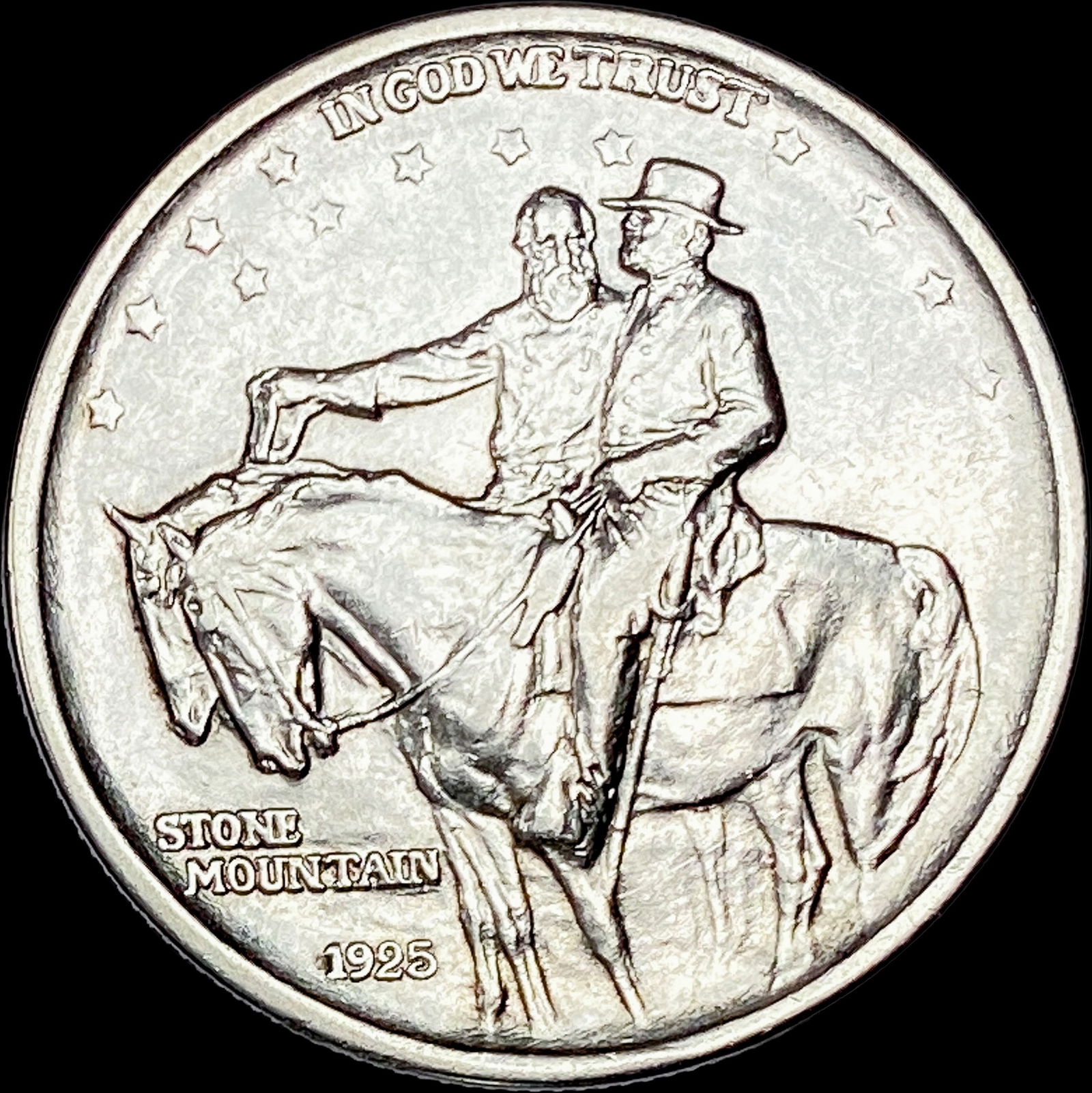 1925 Silver Half Dollar Stone Mountain CLOSELY UNCIRCULATED (1 of 2)