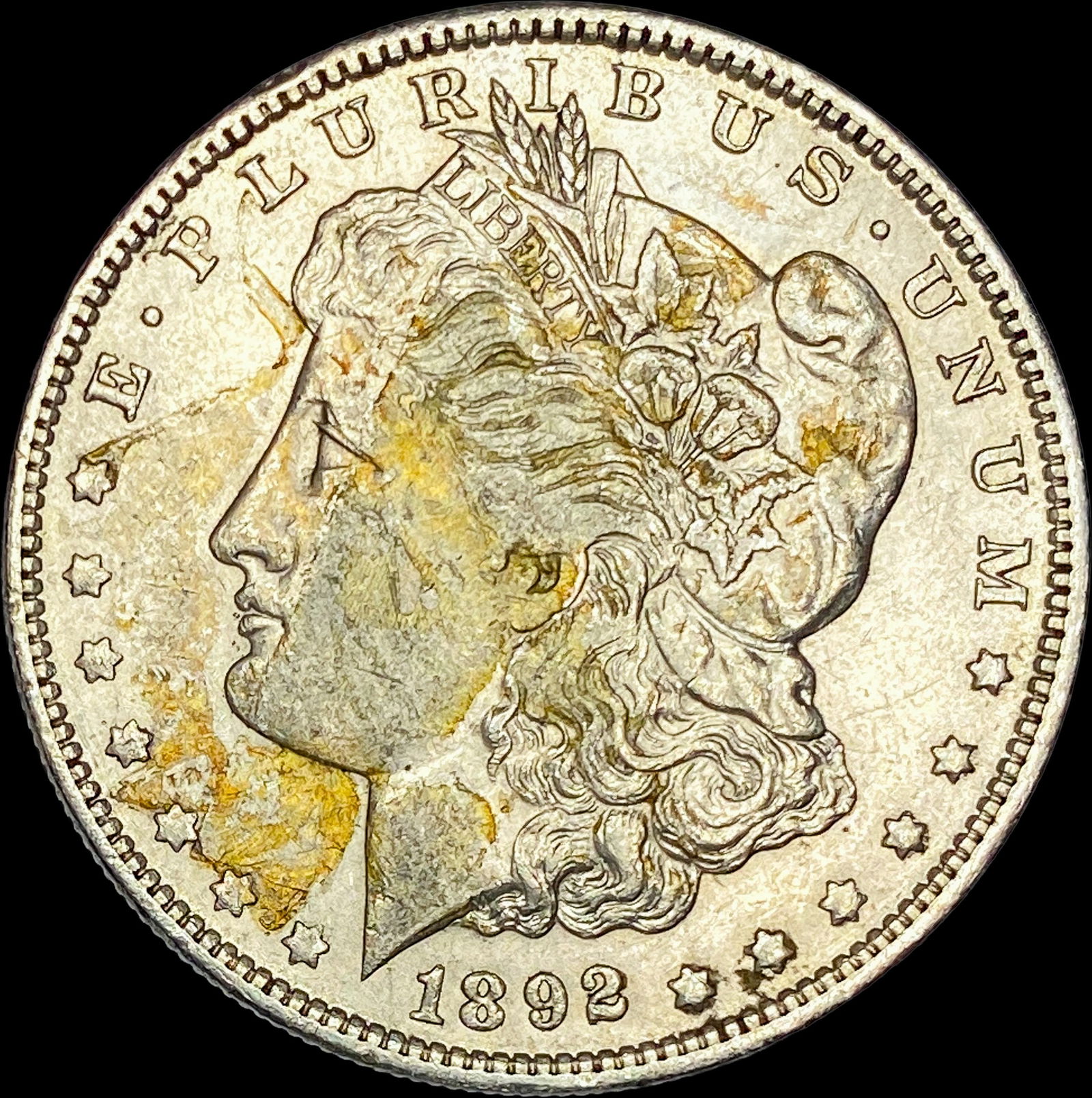1892-O Silver Morgan Dollar CLOSELY UNCIRCULATED (1 of 2)