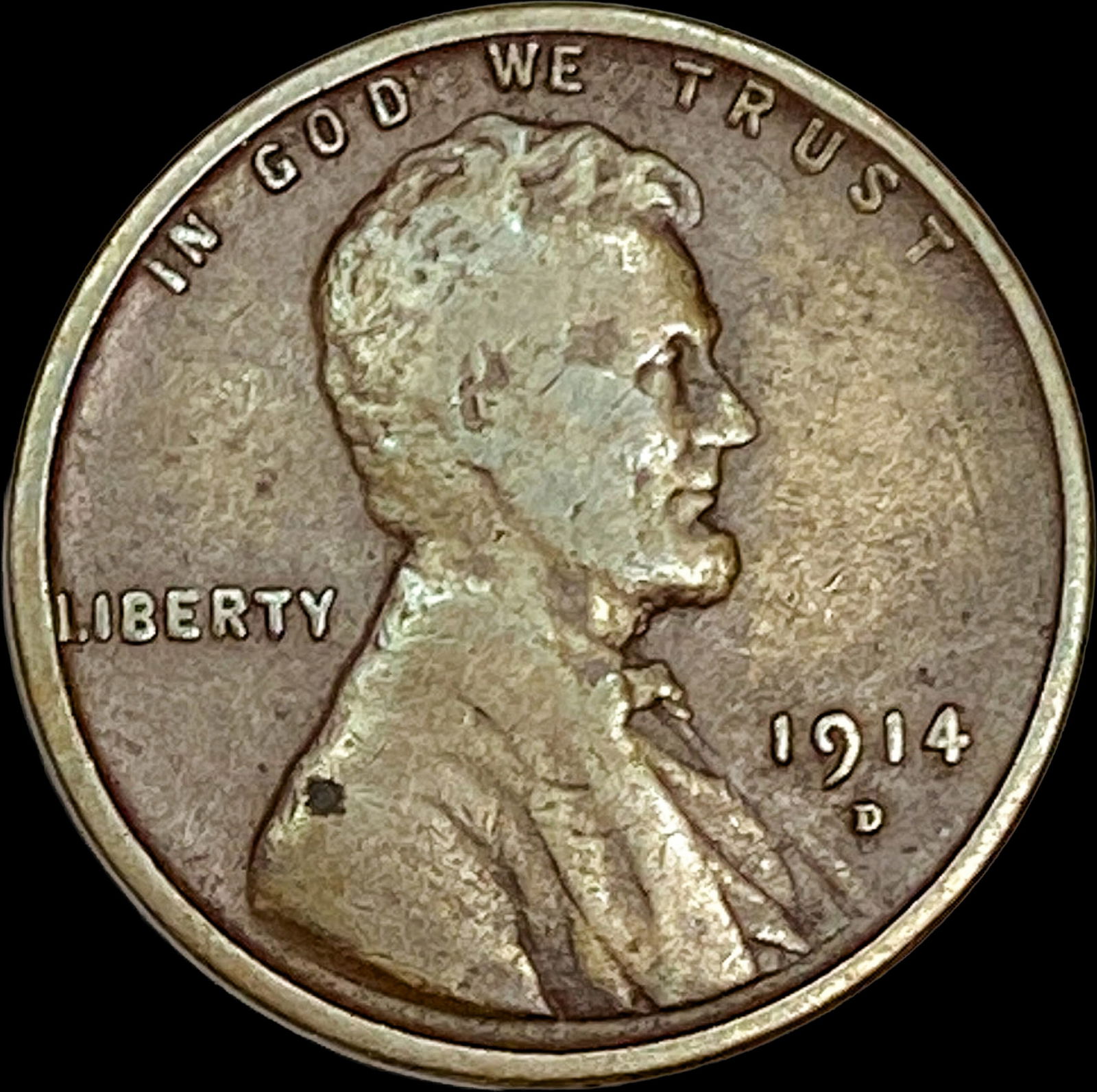 1914-D Lincoln Wheat Cent NICELY CIRCULATED (1 of 2)