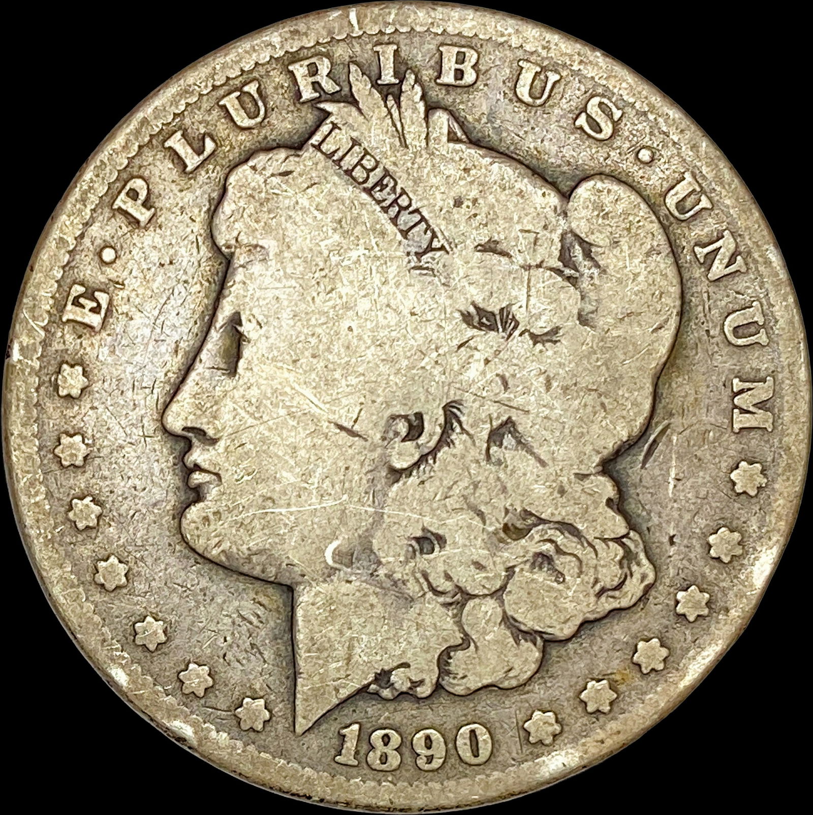 1890-O Silver Morgan Dollar NICELY CIRCULATED (1 of 2)